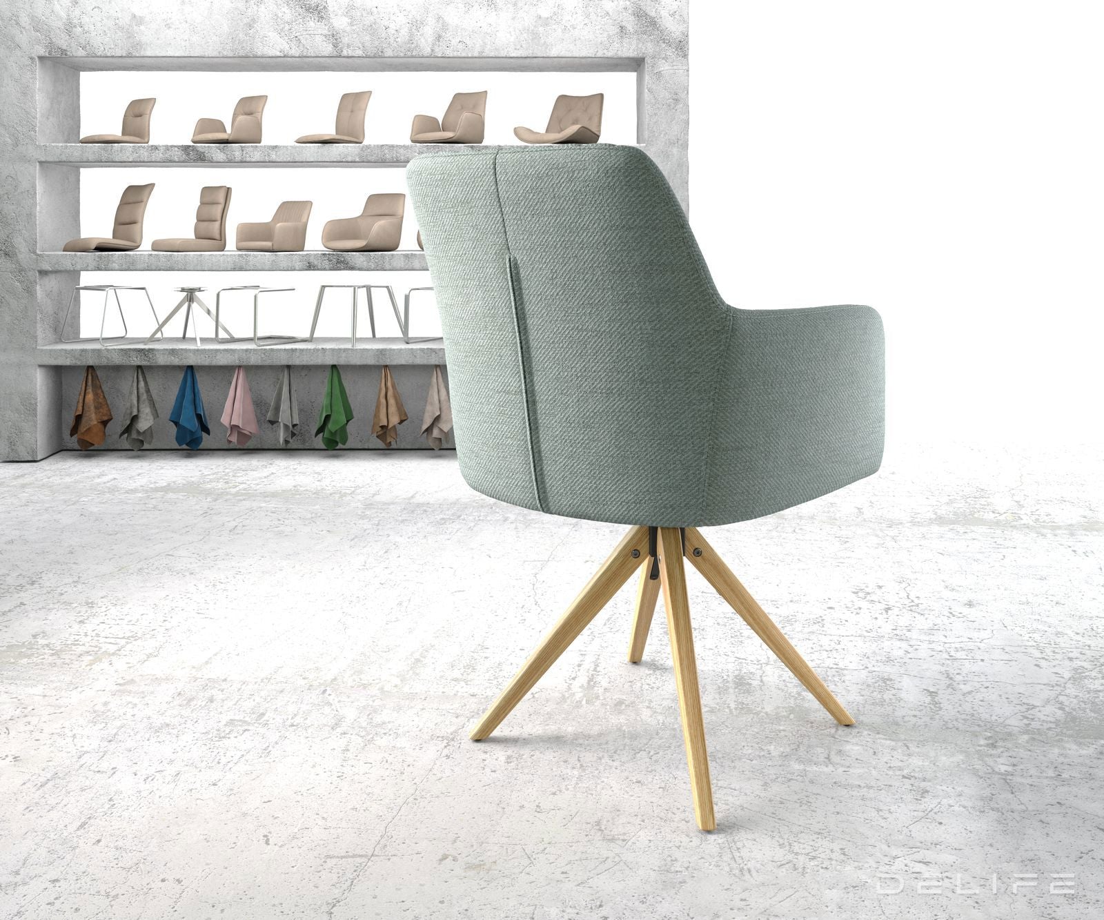 Jedilni stol Greg, Material: Plain tkano