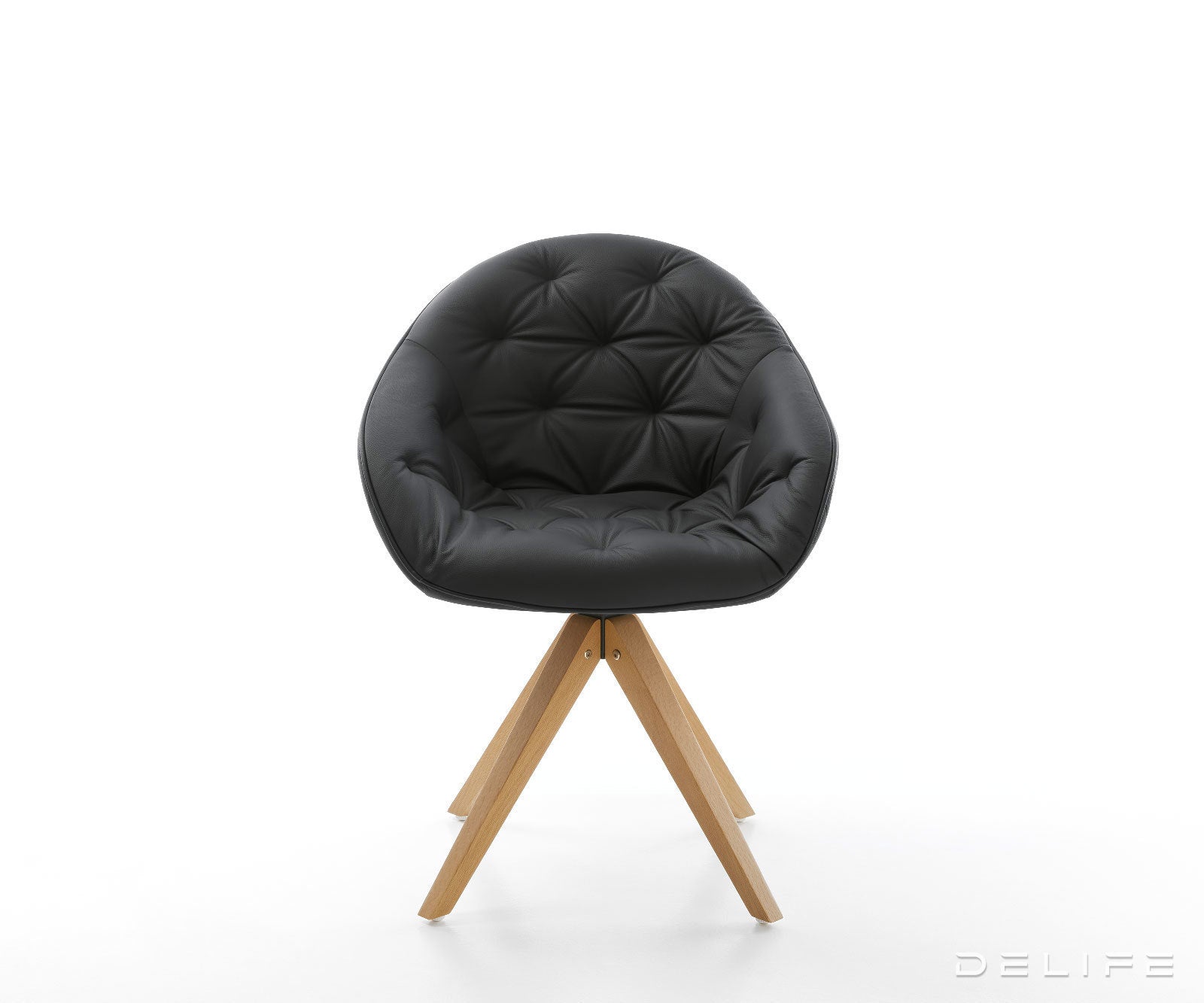 Jedilni stol Gaio, Material: Usnje