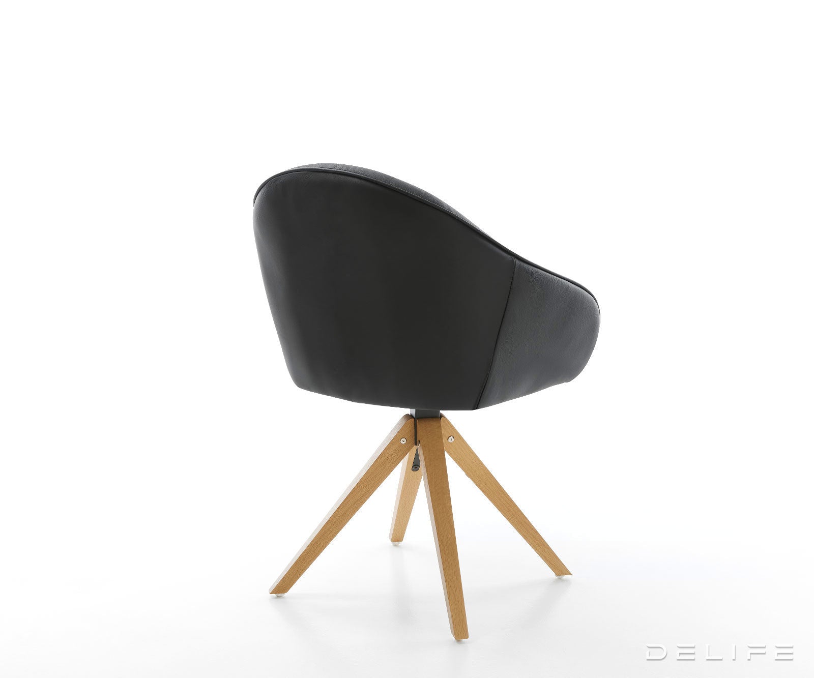 Jedilni stol Gaio, Material: Usnje