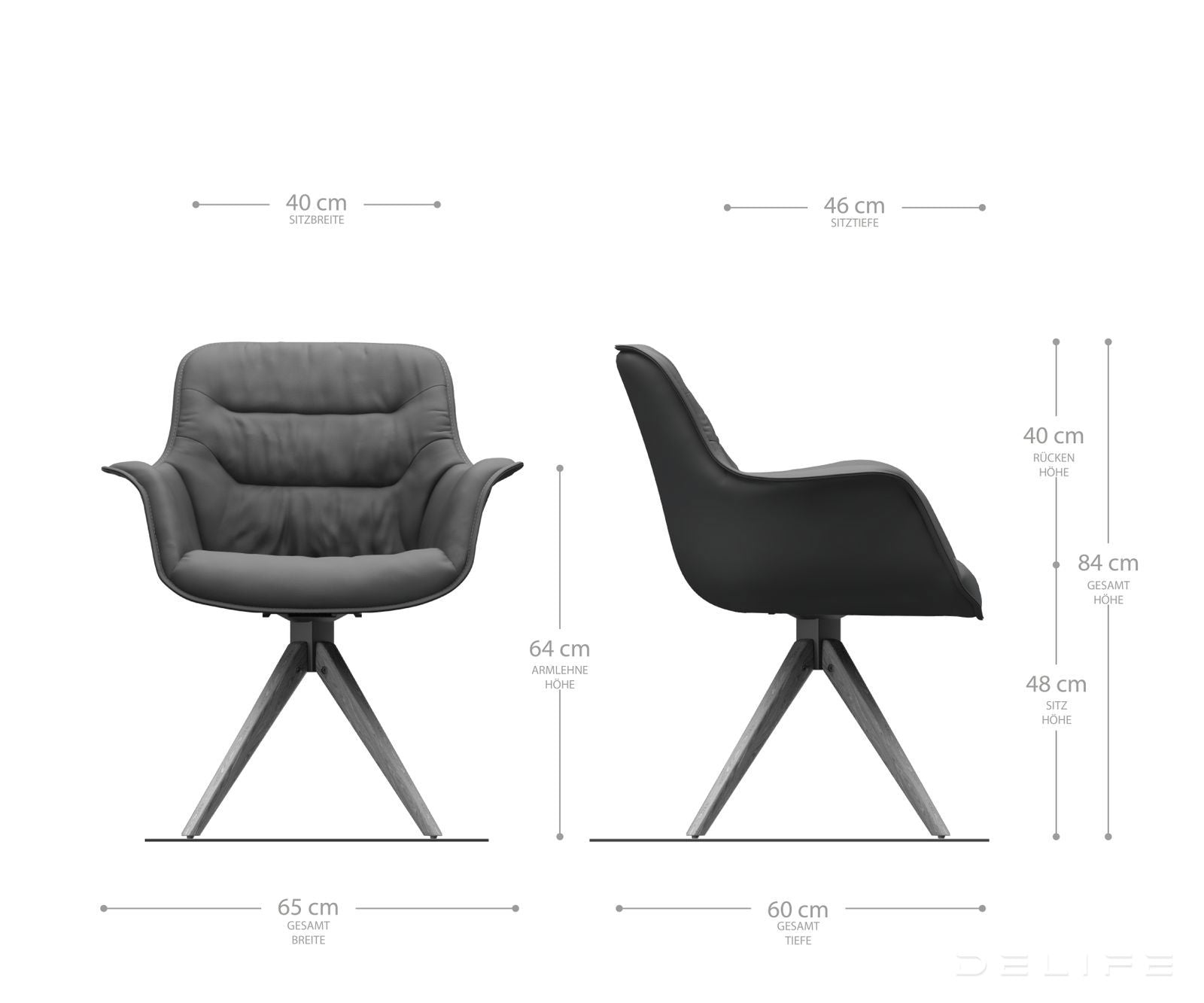 Jedilni stol Kaira, Material: Mikrofibra