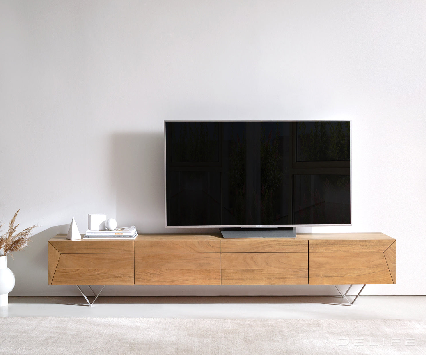 Kayu komoda 200x35cm, Material: Akacija