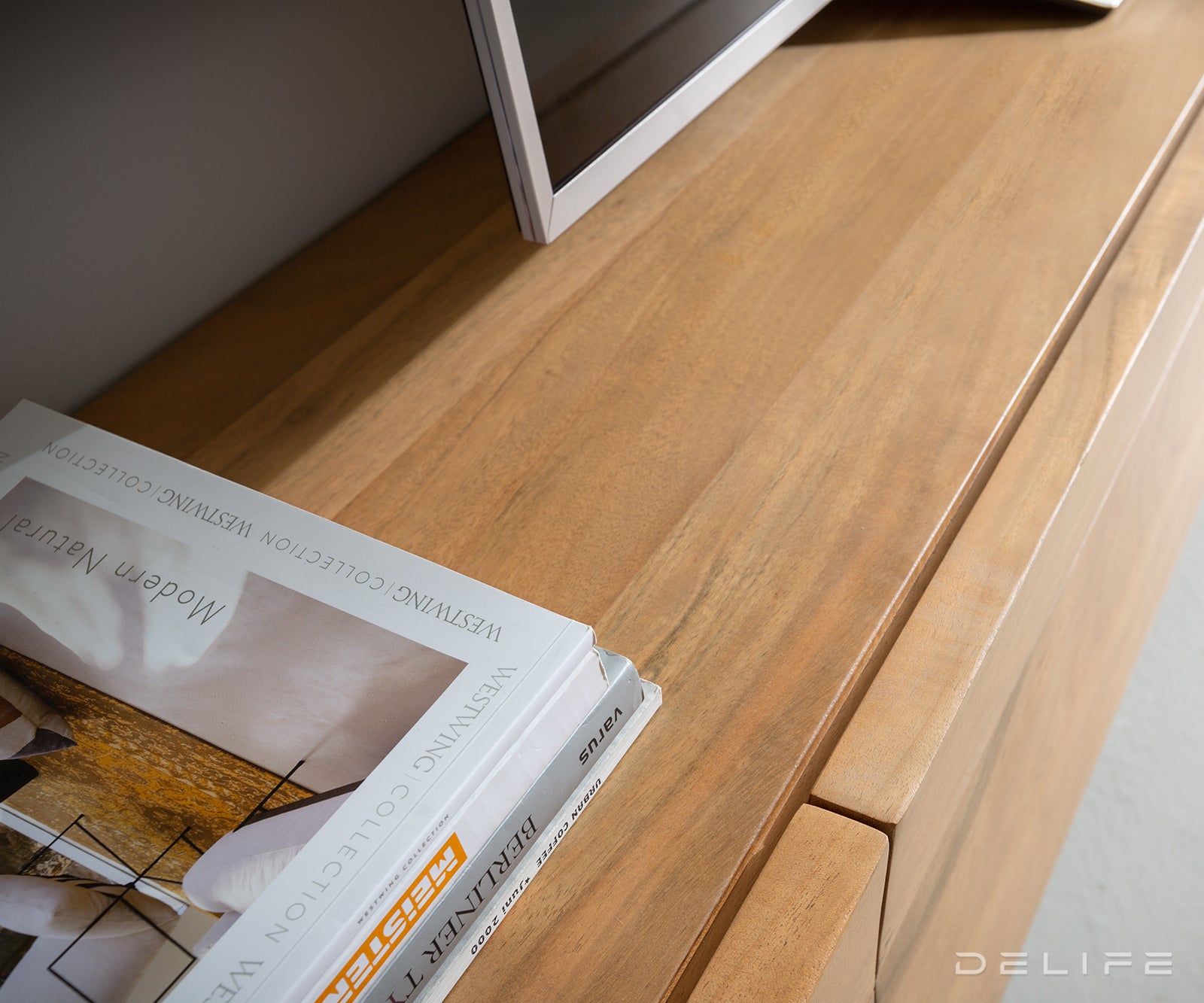 Kayu komoda 200x35cm, Material: Akacija