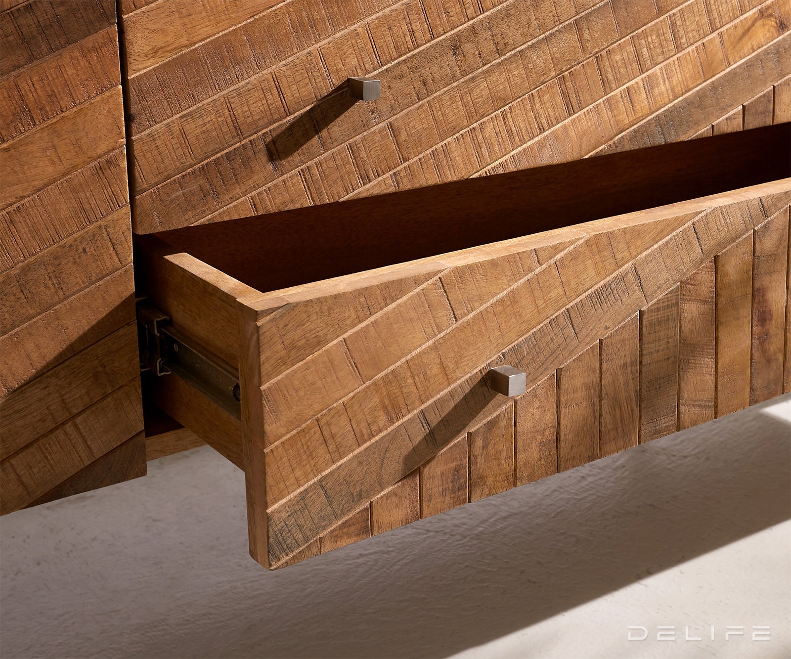 TV omarica Bahan, 200x35cm, Material: Mango