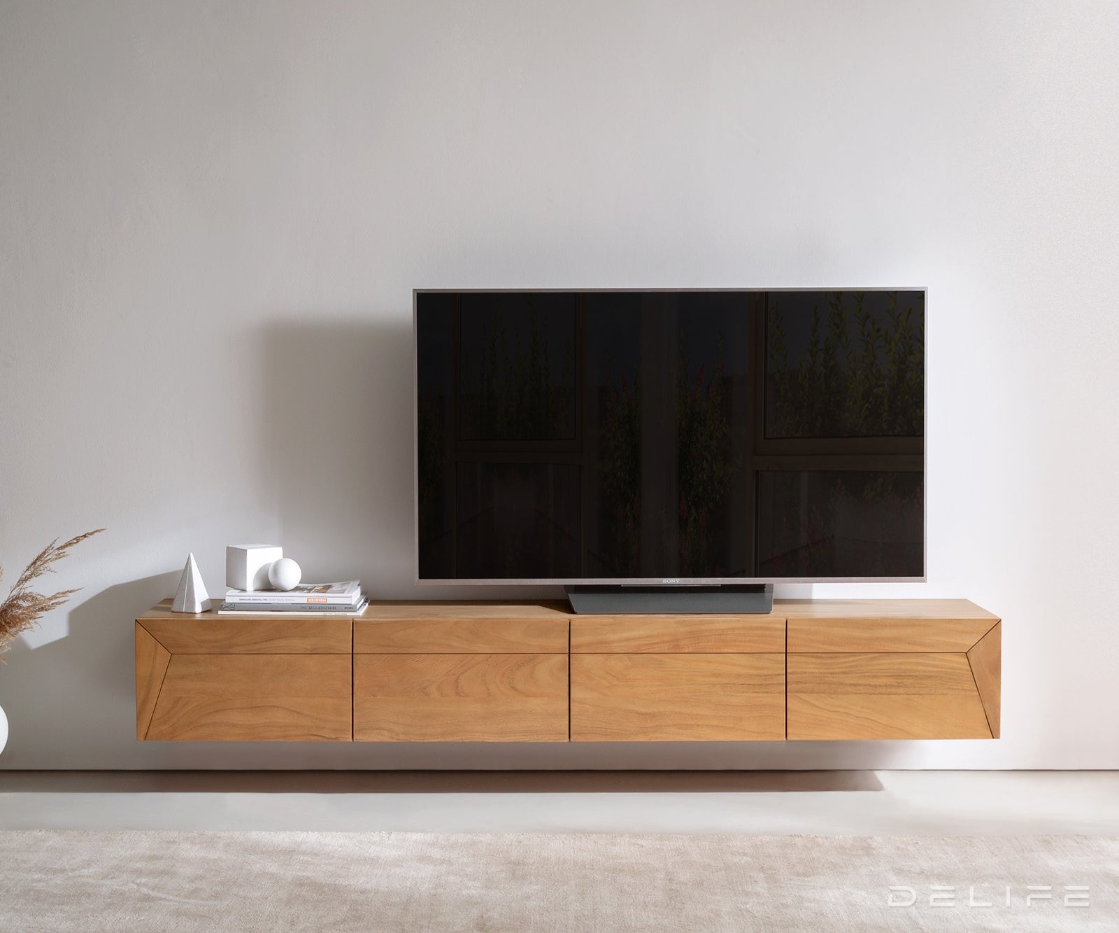 Kayu komoda 200x35cm, Material: Akacija