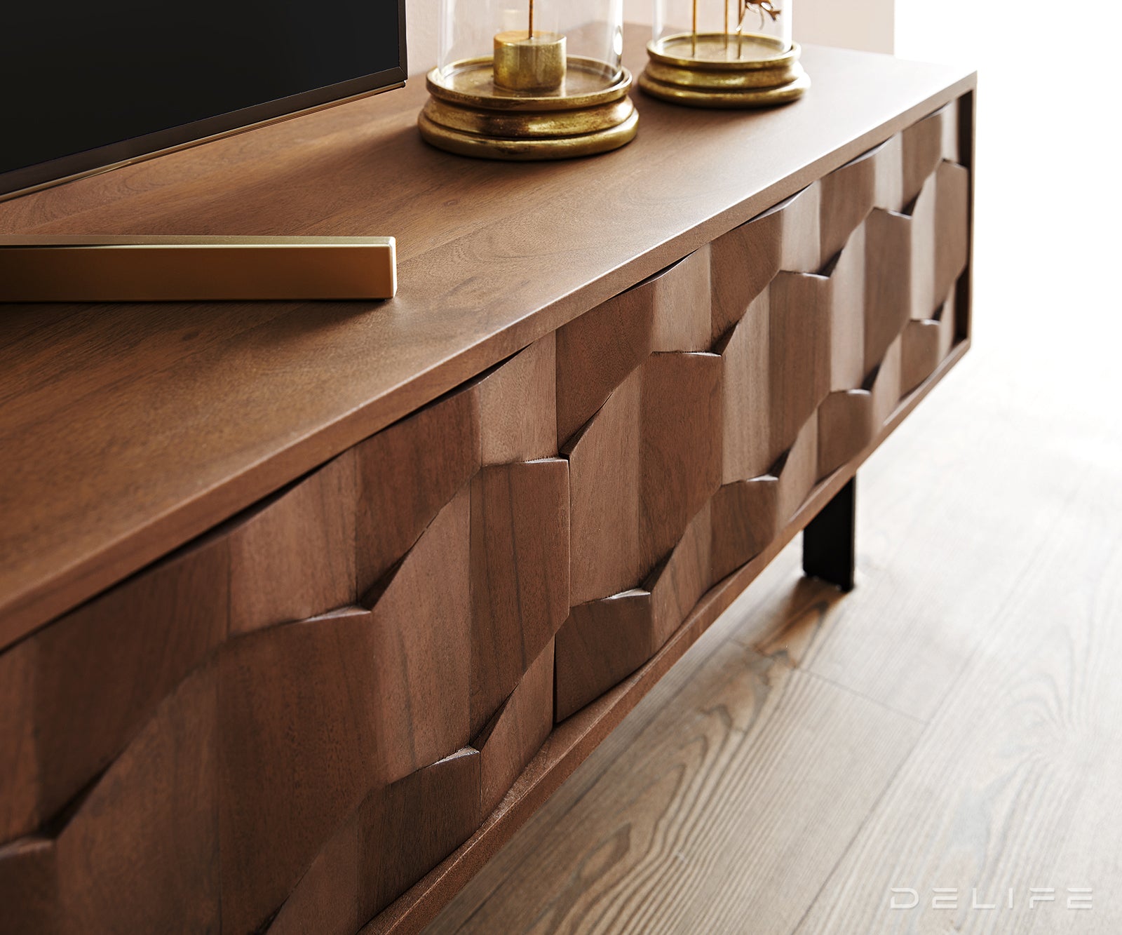 Predalnik Fevo, 4 vrata, Material: Akacija