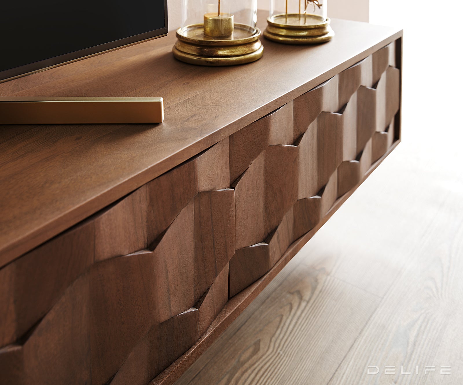 Predalnik Fevo, 4 vrata, Material: Akacija