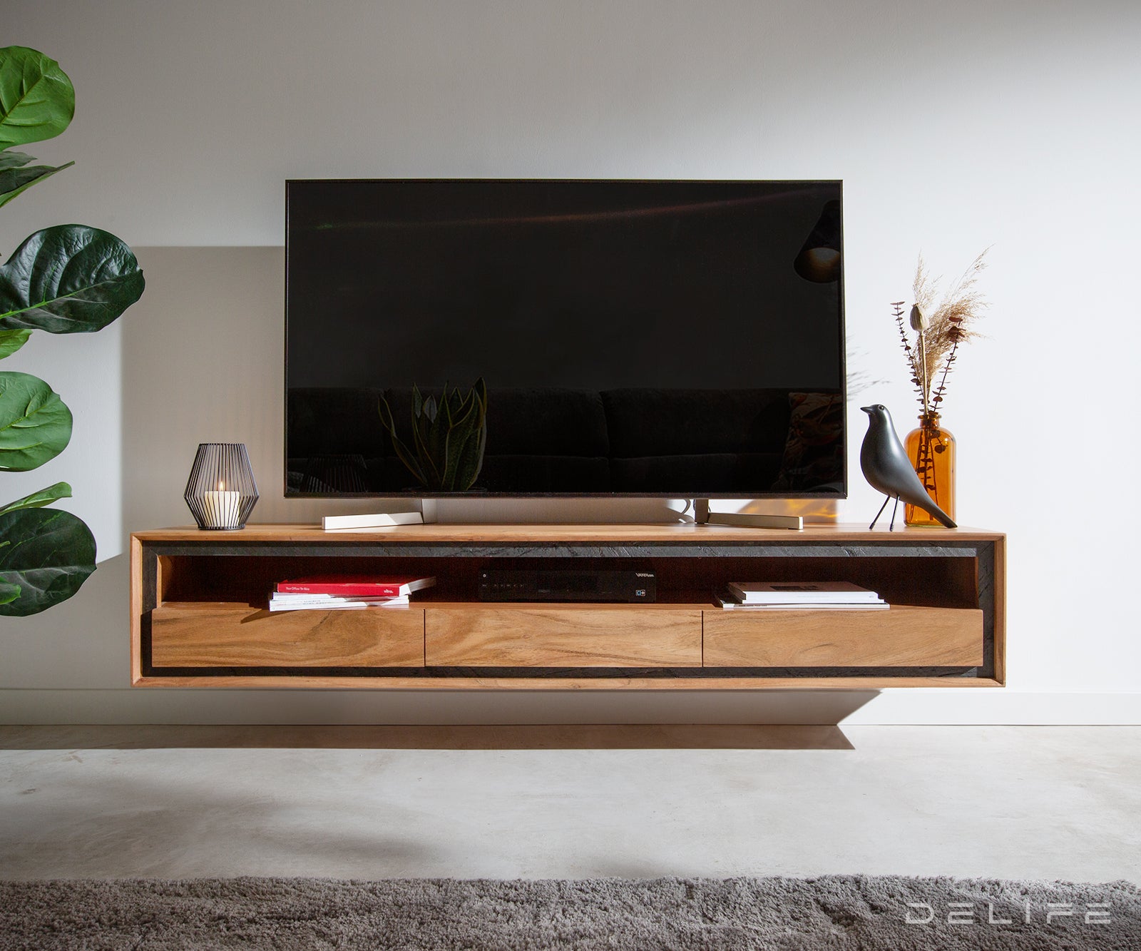 Predalnik Stonegrace 175 cm, Material: Akacija