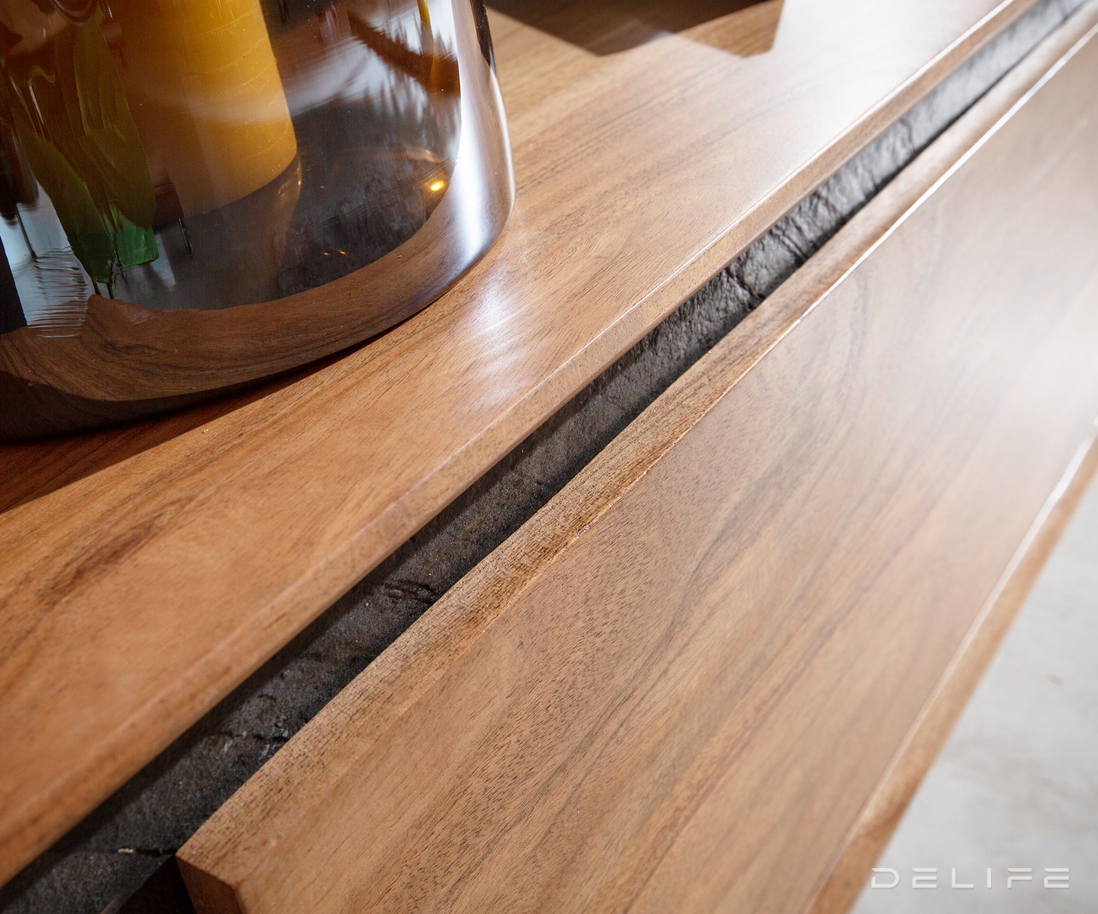 Predalnik Stonegrace 175 cm, Material: Akacija