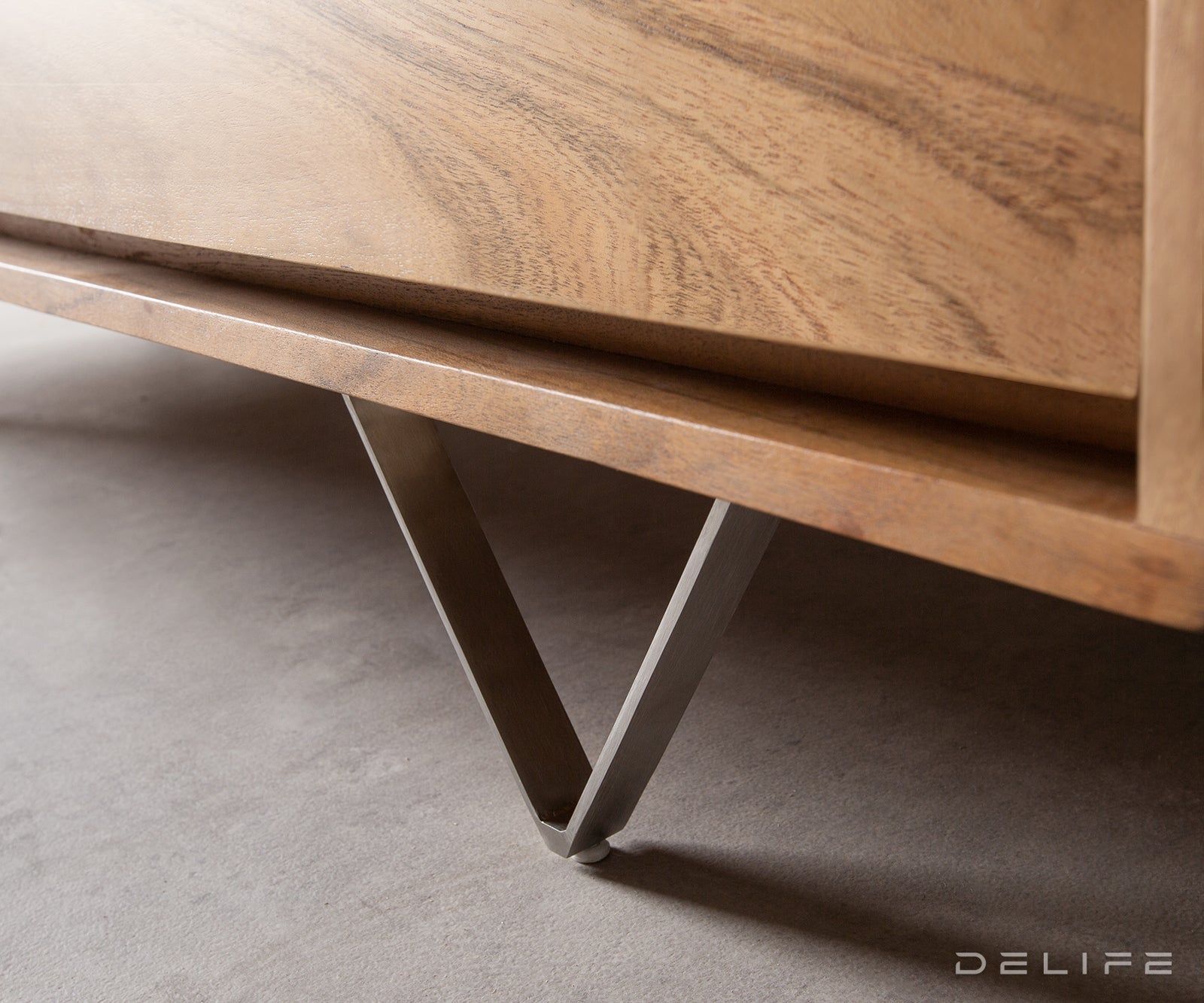 Predalnik Eloi 240x40cm, Material: Akacija