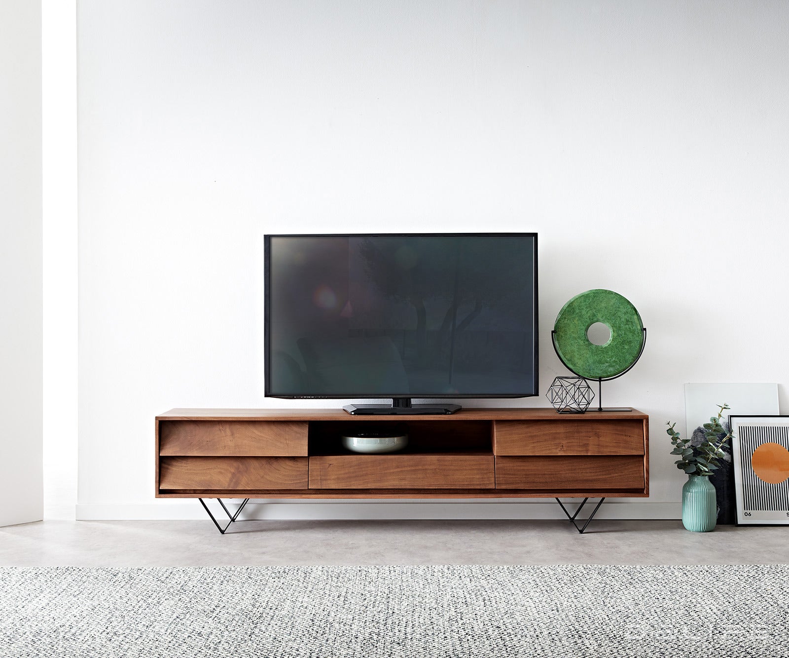 Predalnik Eloi 200x33cm, Material: Akacija