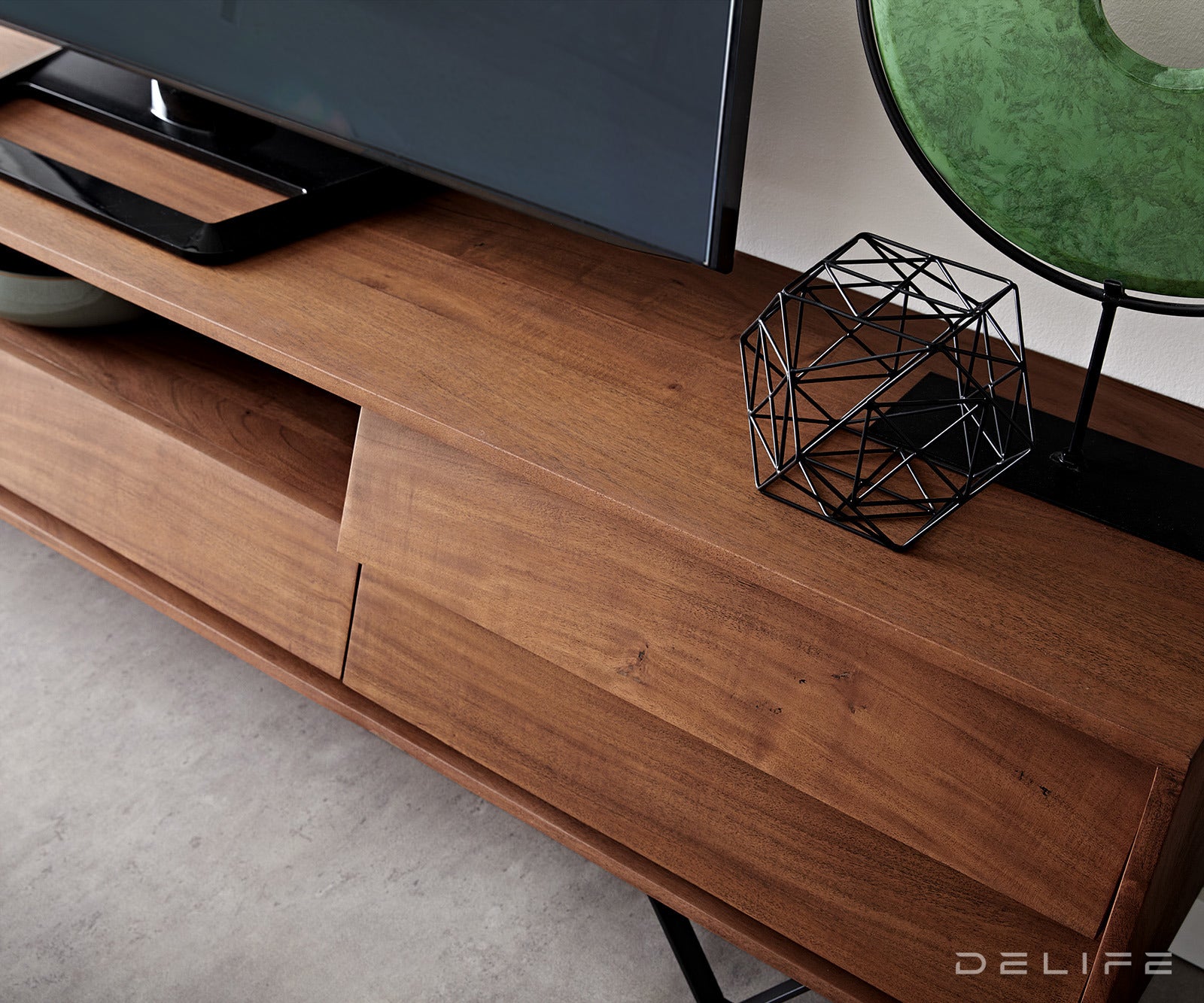 Predalnik Eloi 200x33cm, Material: Akacija