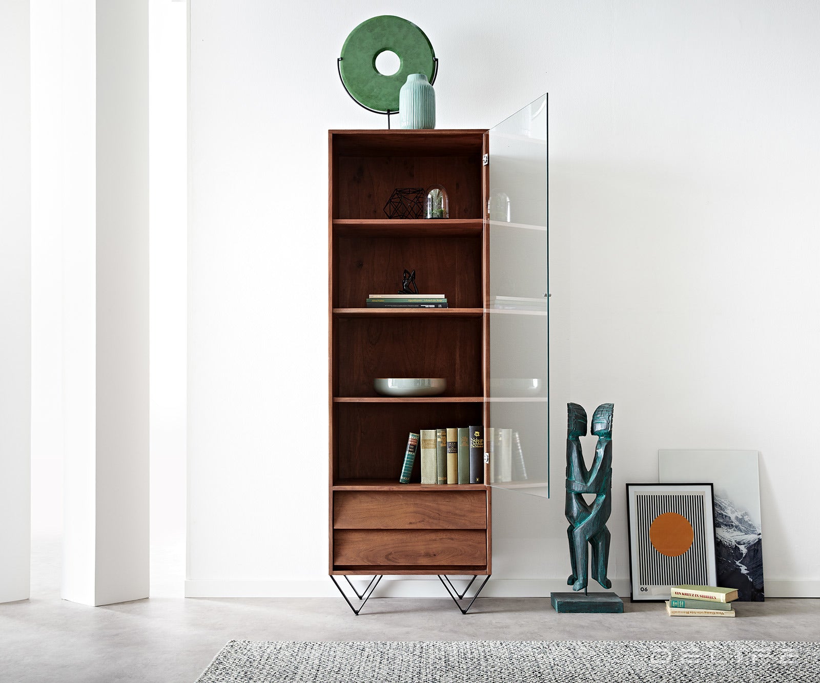 Visoka komoda Eloi, Material: Akacija 