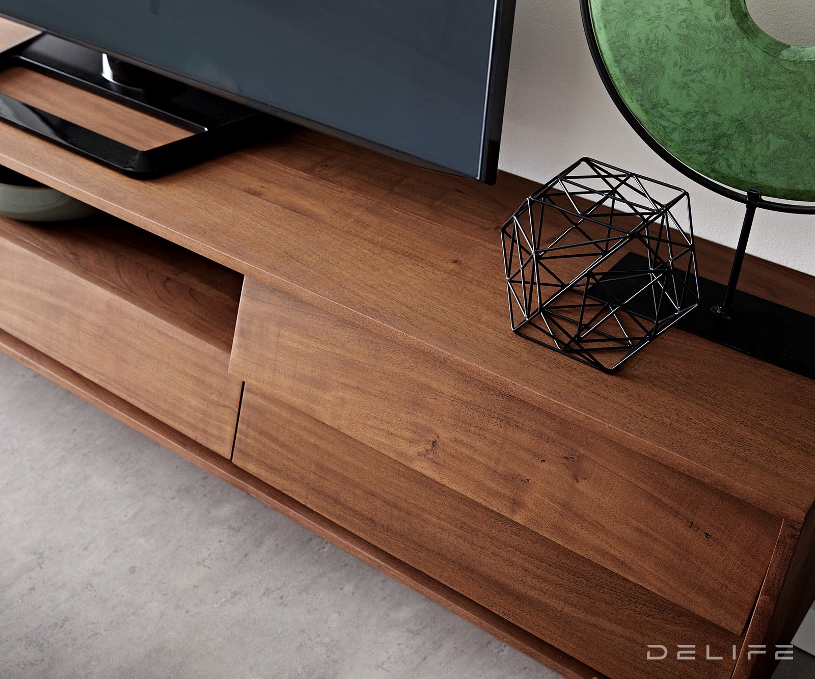 Predalnik Eloi 200x33cm, Material: Akacija