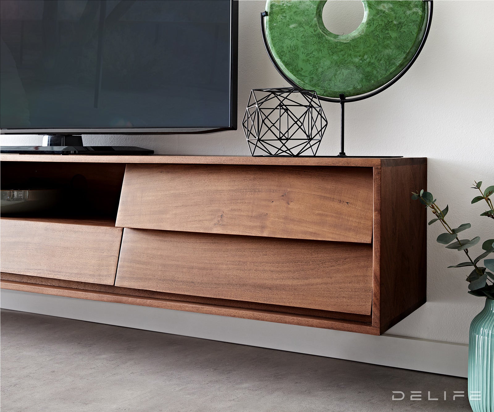 Predalnik Eloi 200x33cm, Material: Akacija