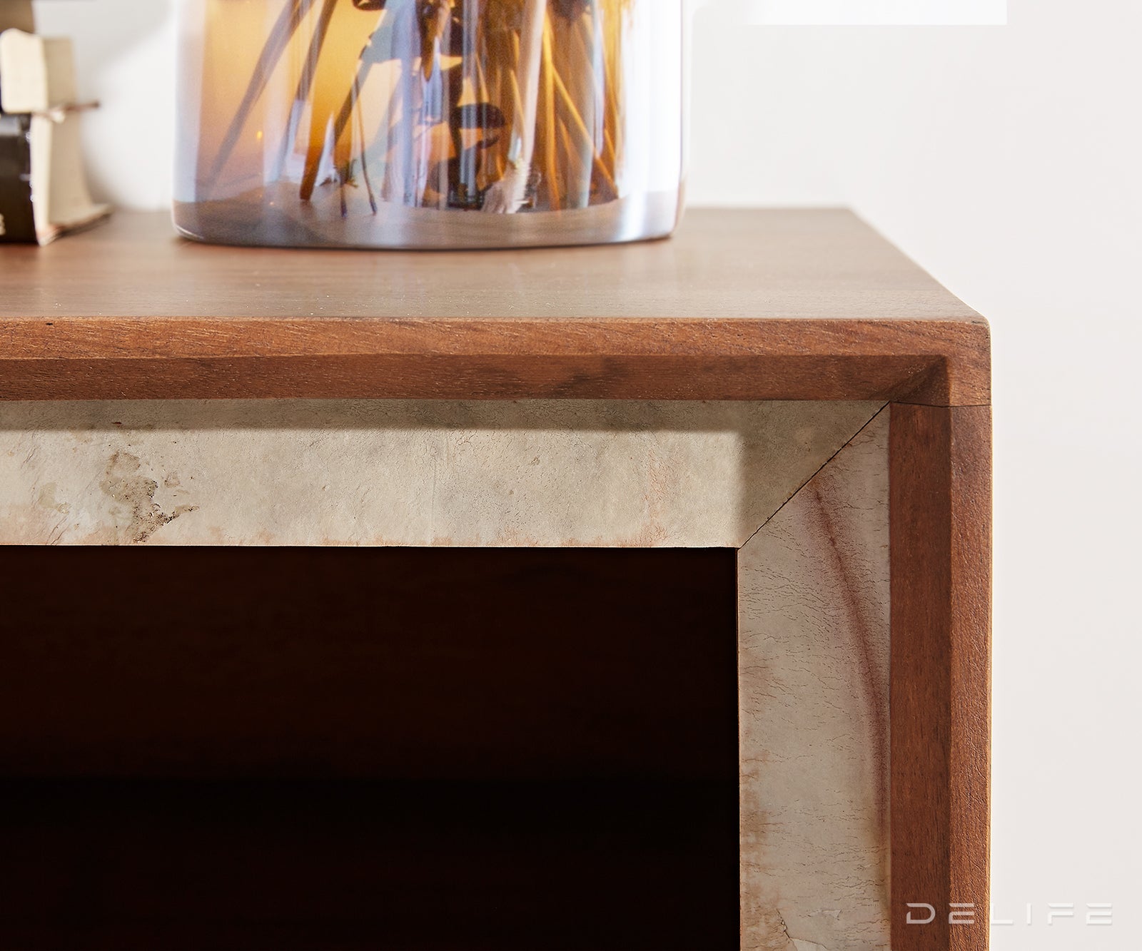 Visoka komoda Stonegrace, Material: Akacija