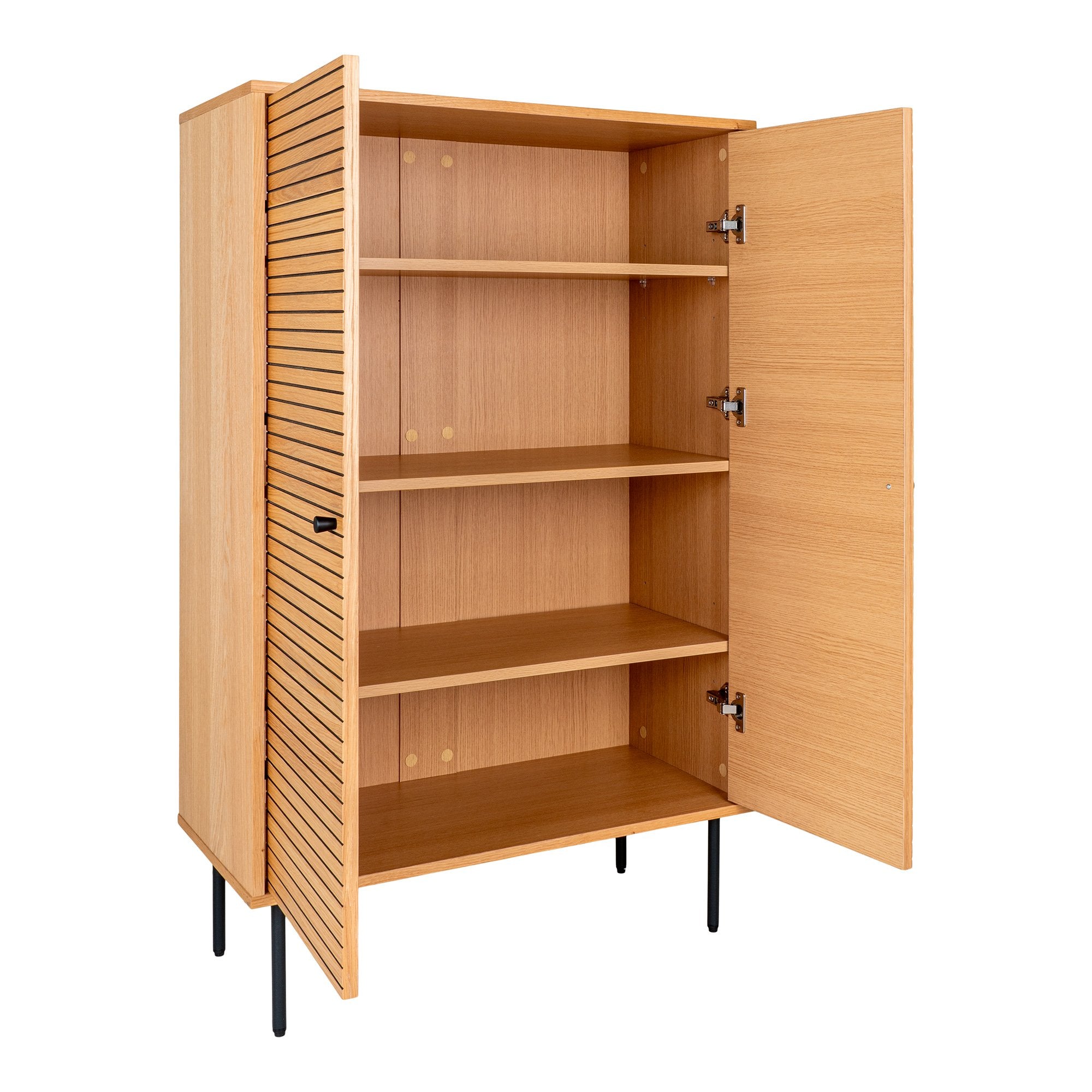 Visoka komoda Kyoto, Material: Hrastov furnir