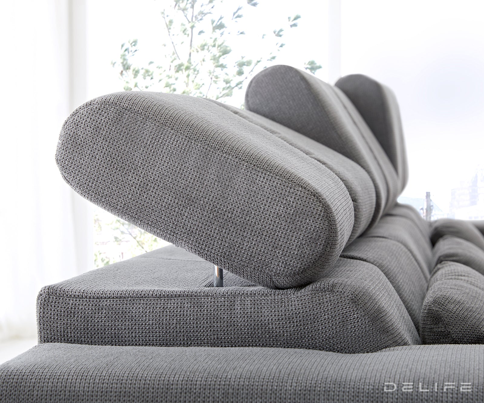 Kotna sedežna garnitura Ordino 284x200cm, Material: Mikrofibra