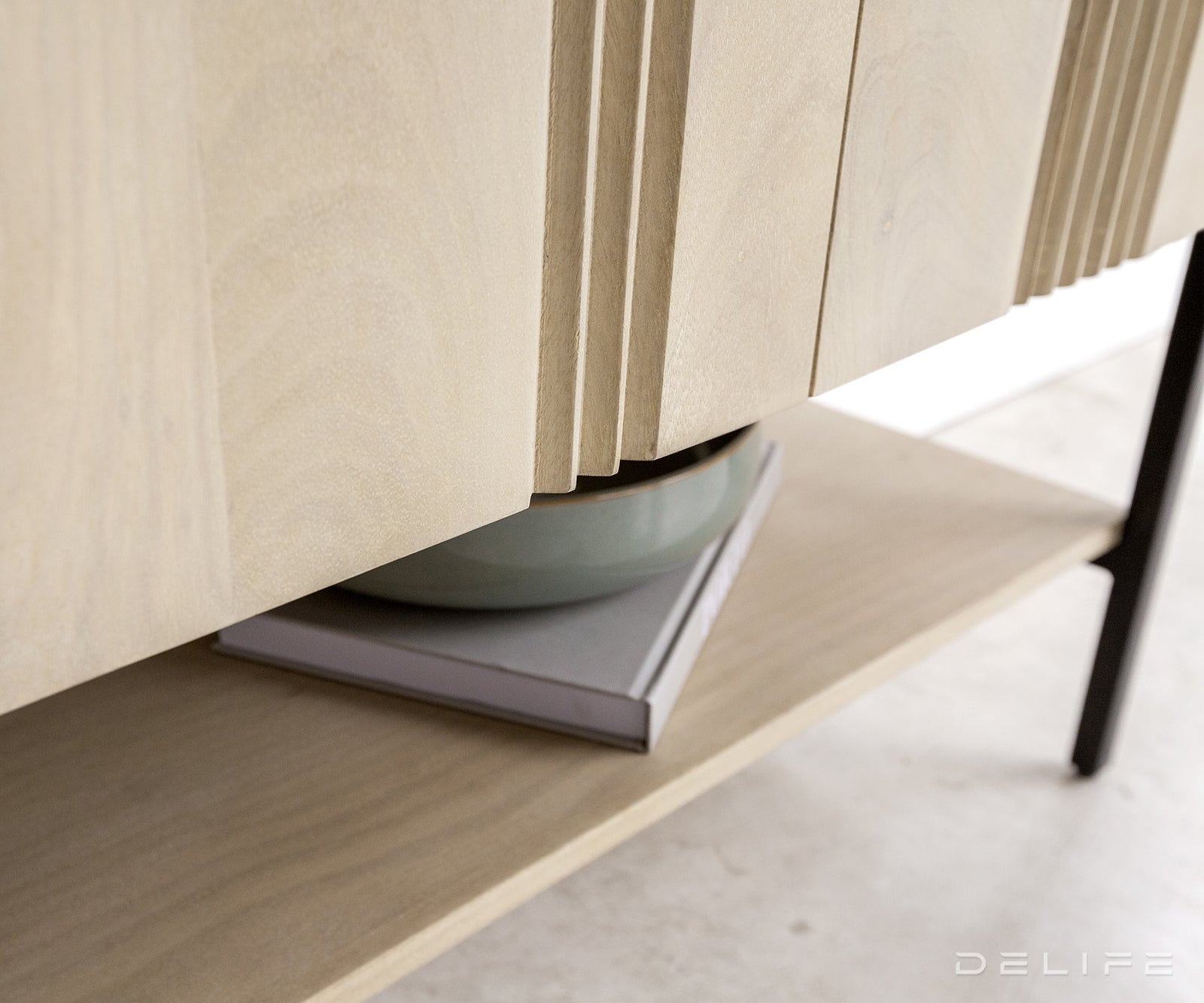 Visoka komoda Nestos 90x140cm, Material: Mango