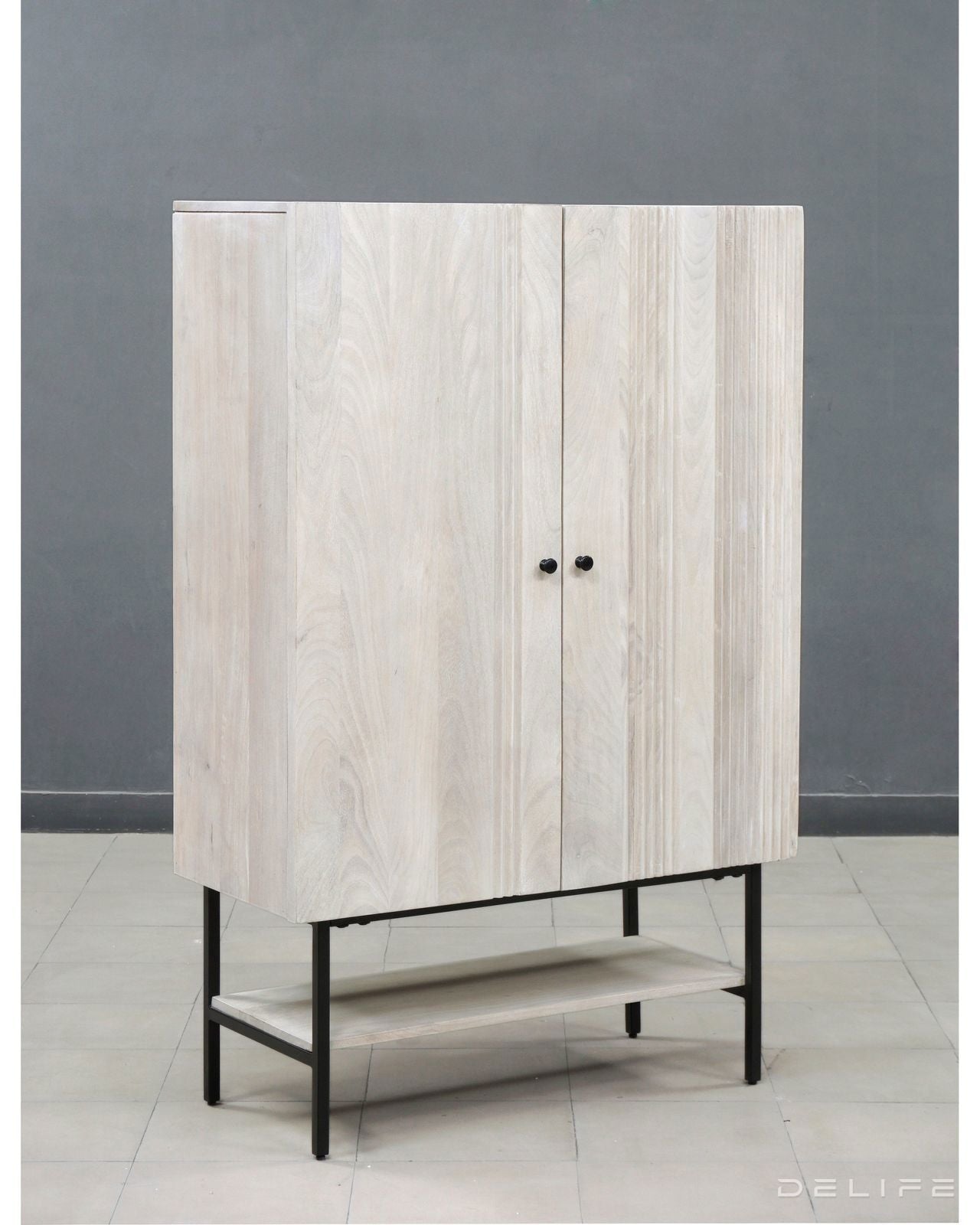 Visoka komoda Nestos 90x140cm, Material: Mango