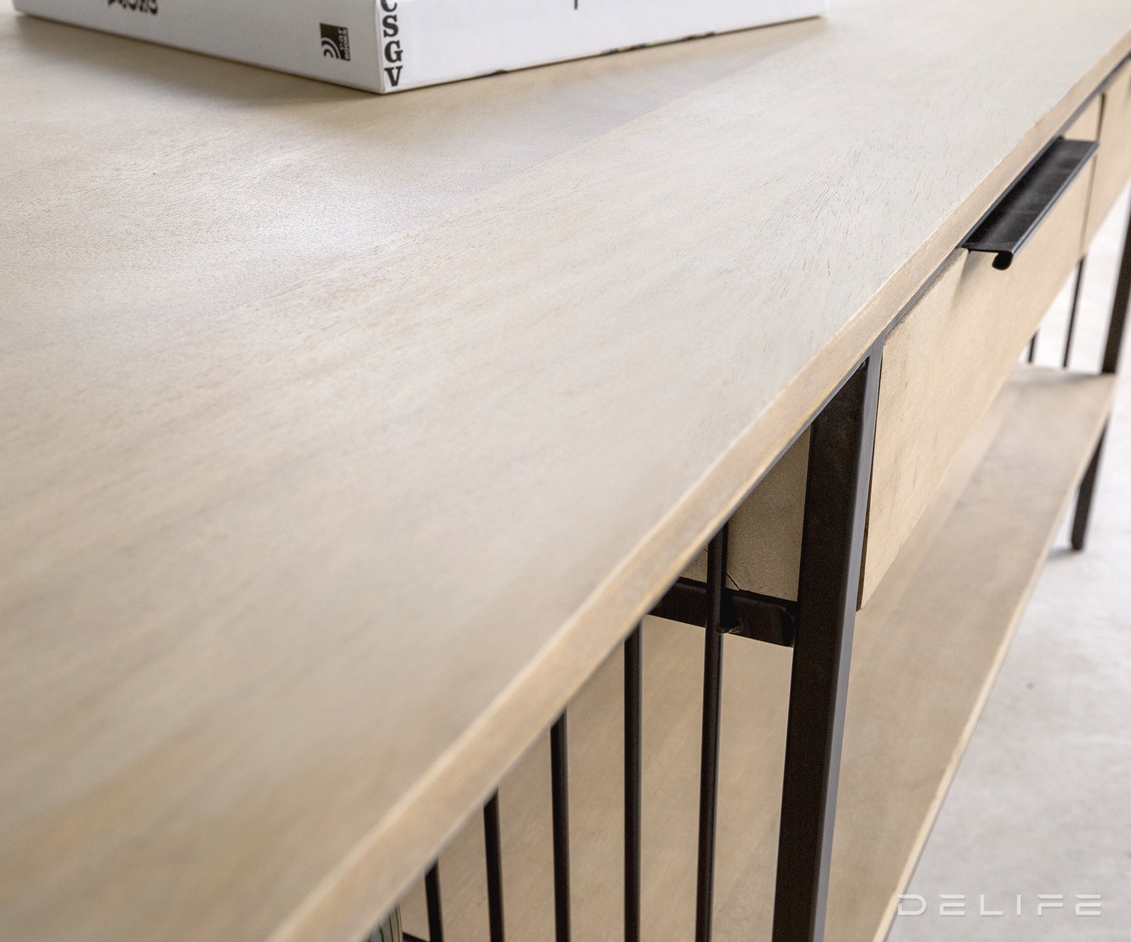 Klubska mizica Libina 120x60x50cm, Material: Mango