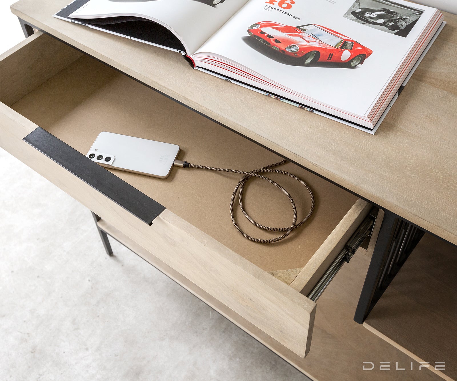 Konzolna mizica Liborio, 110x40, Material: Mango