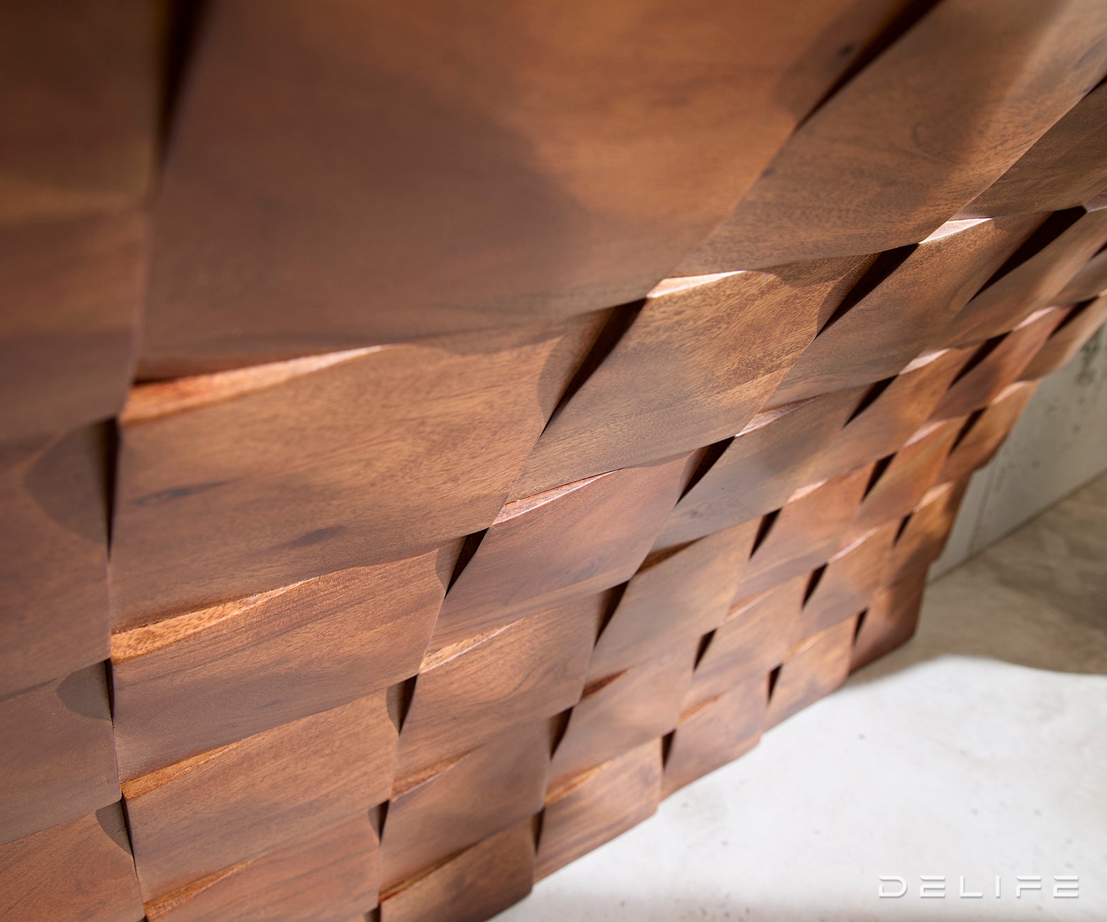 Konzola Eremos 120x35cm, Material: Akacija