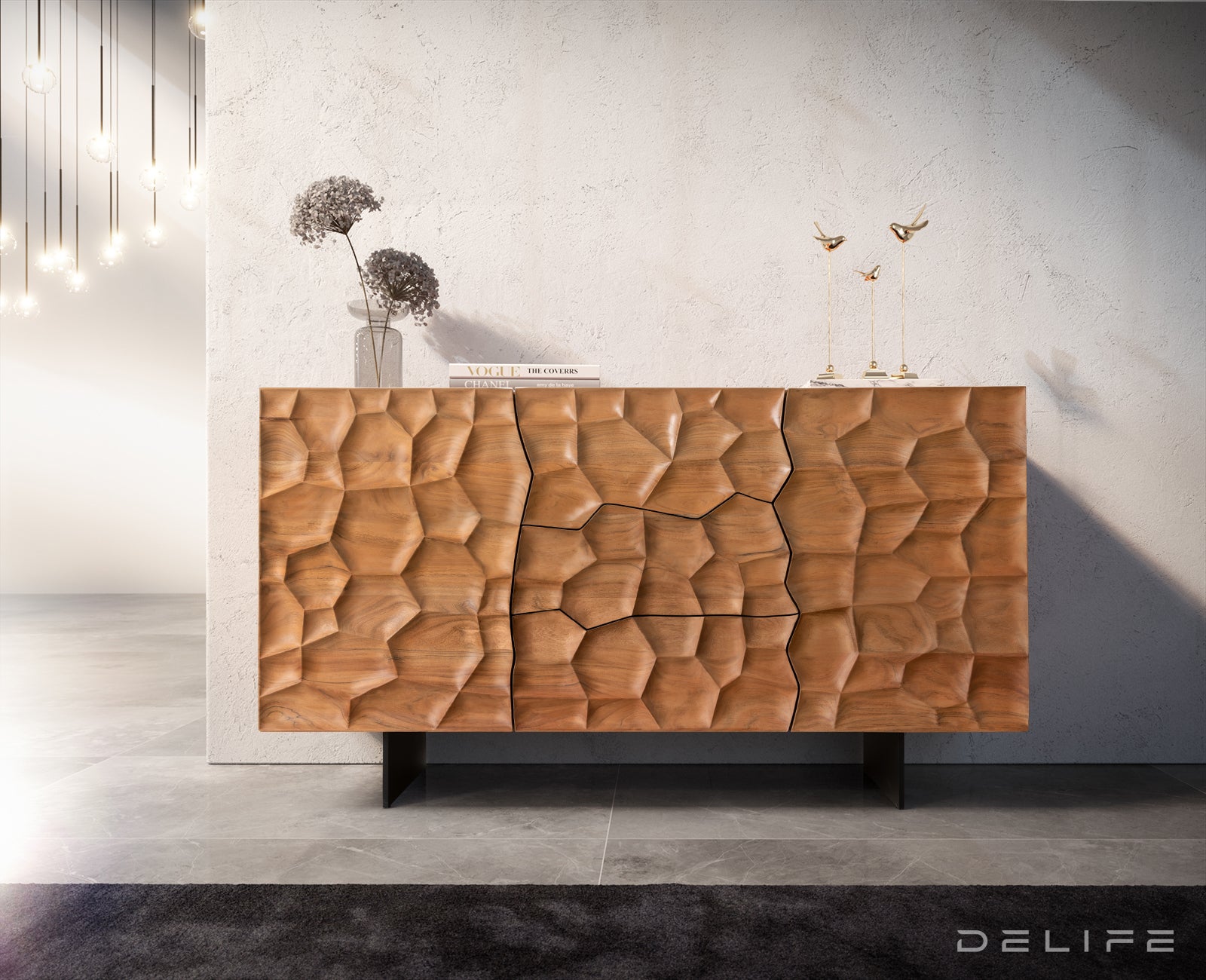 Komoda Solu, Material: Akacija