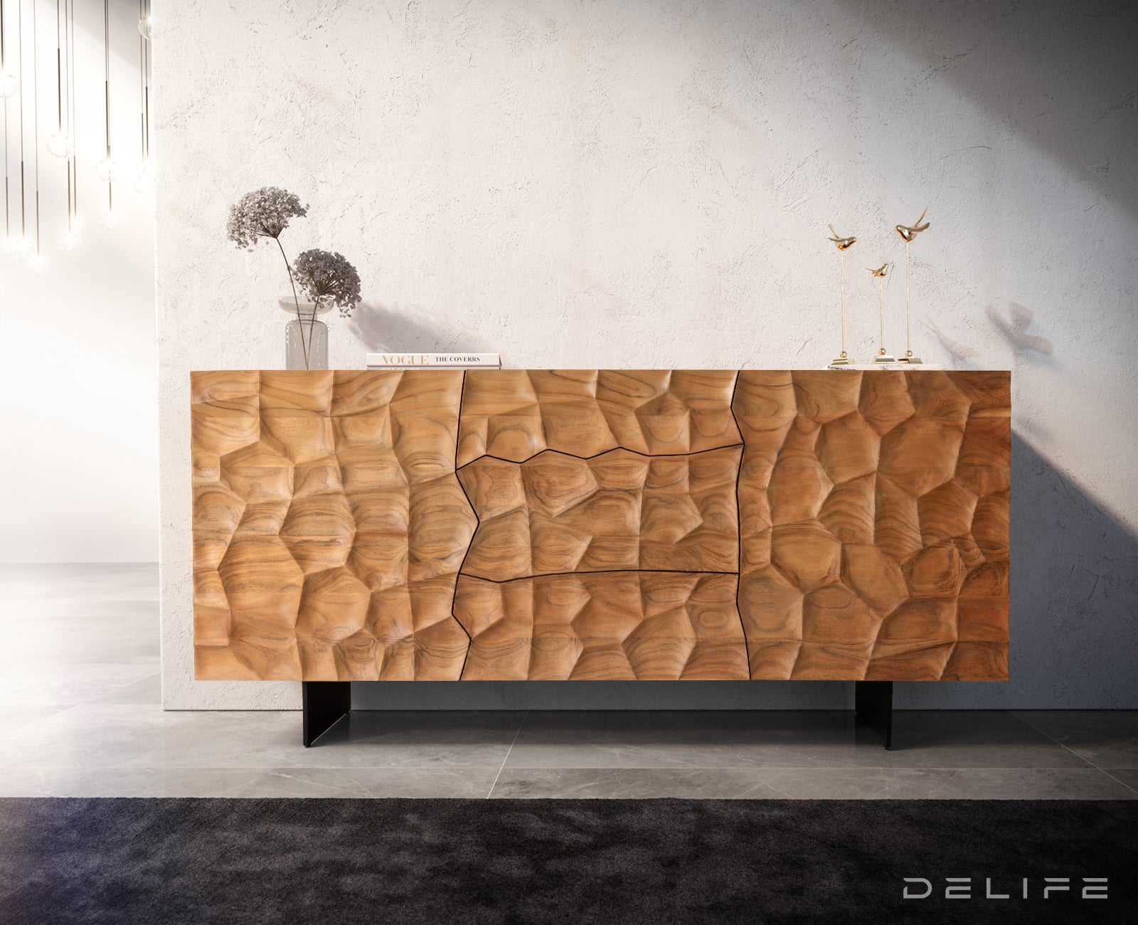 Komoda Solu, Material: Akacija