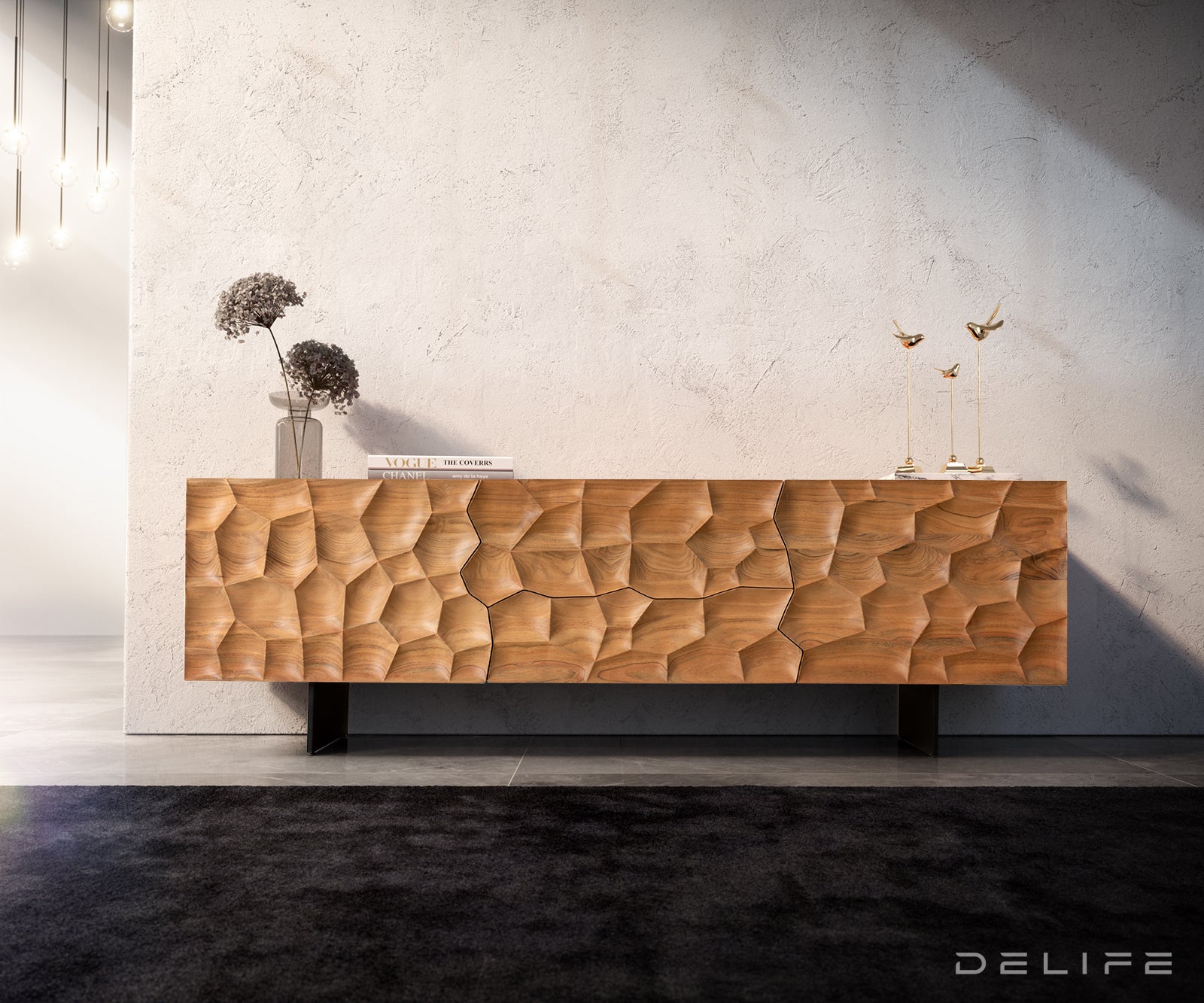 Komoda Solu, Material: Akacija