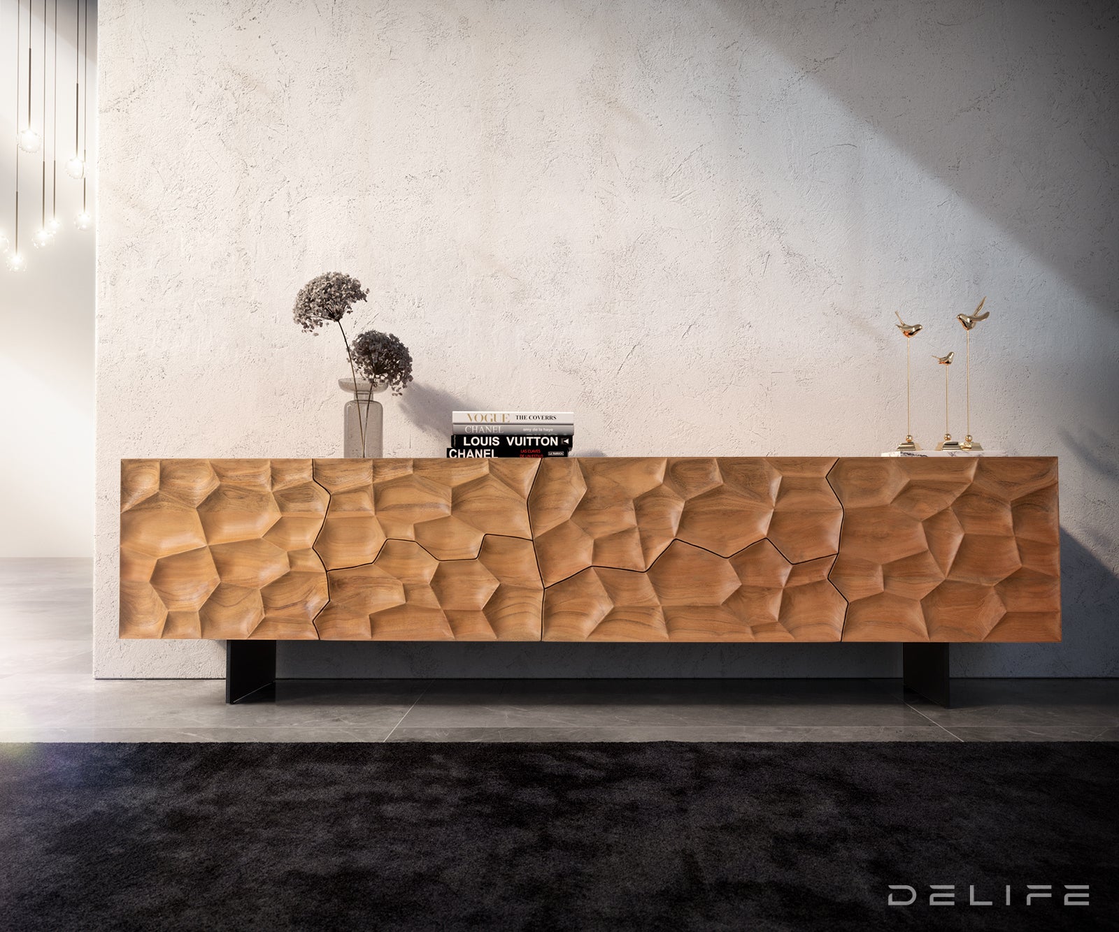 Komoda Solu, Material: Akacija