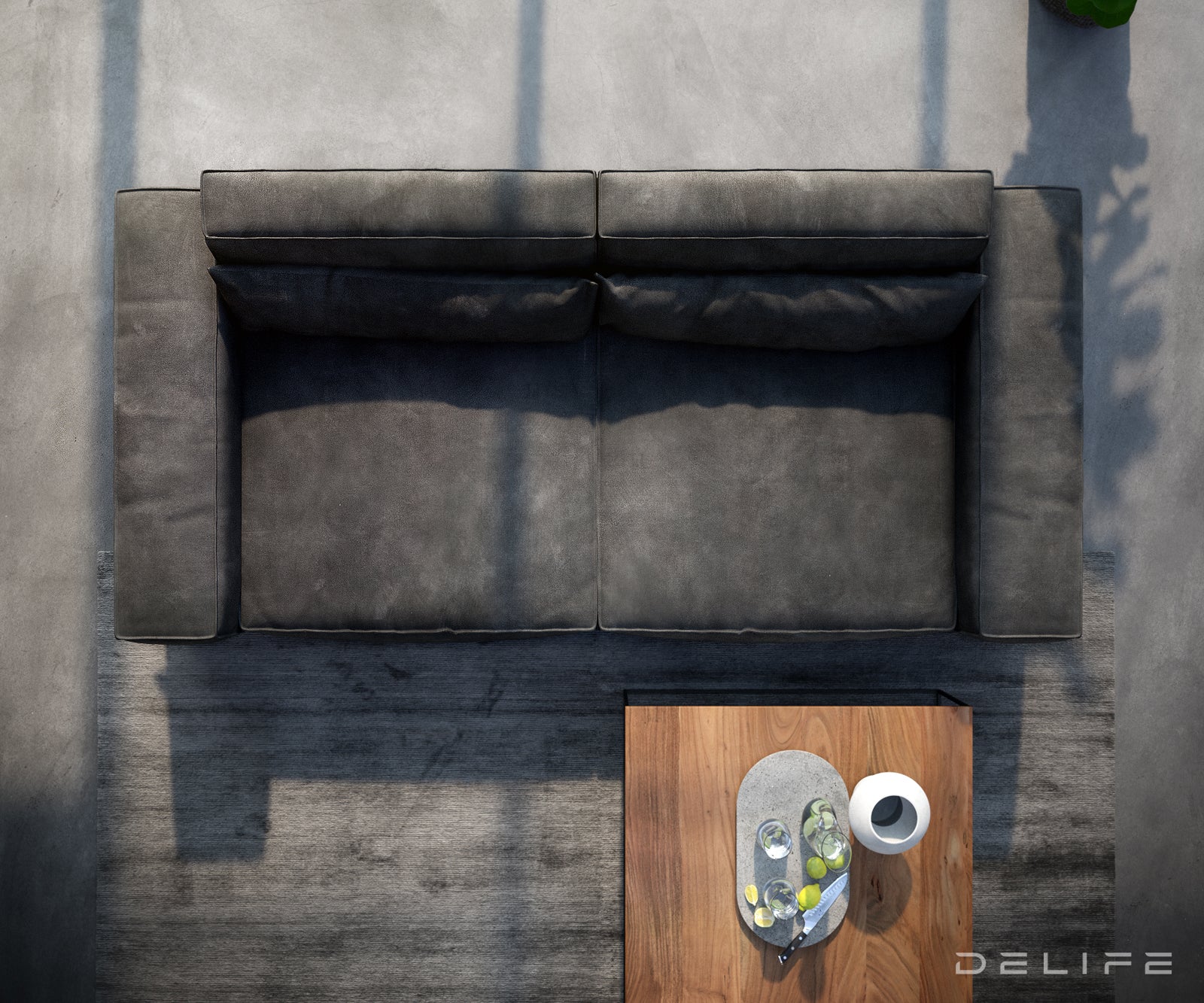 Kavč Sirpio XL 266x125cm, Material: Umetno usnje