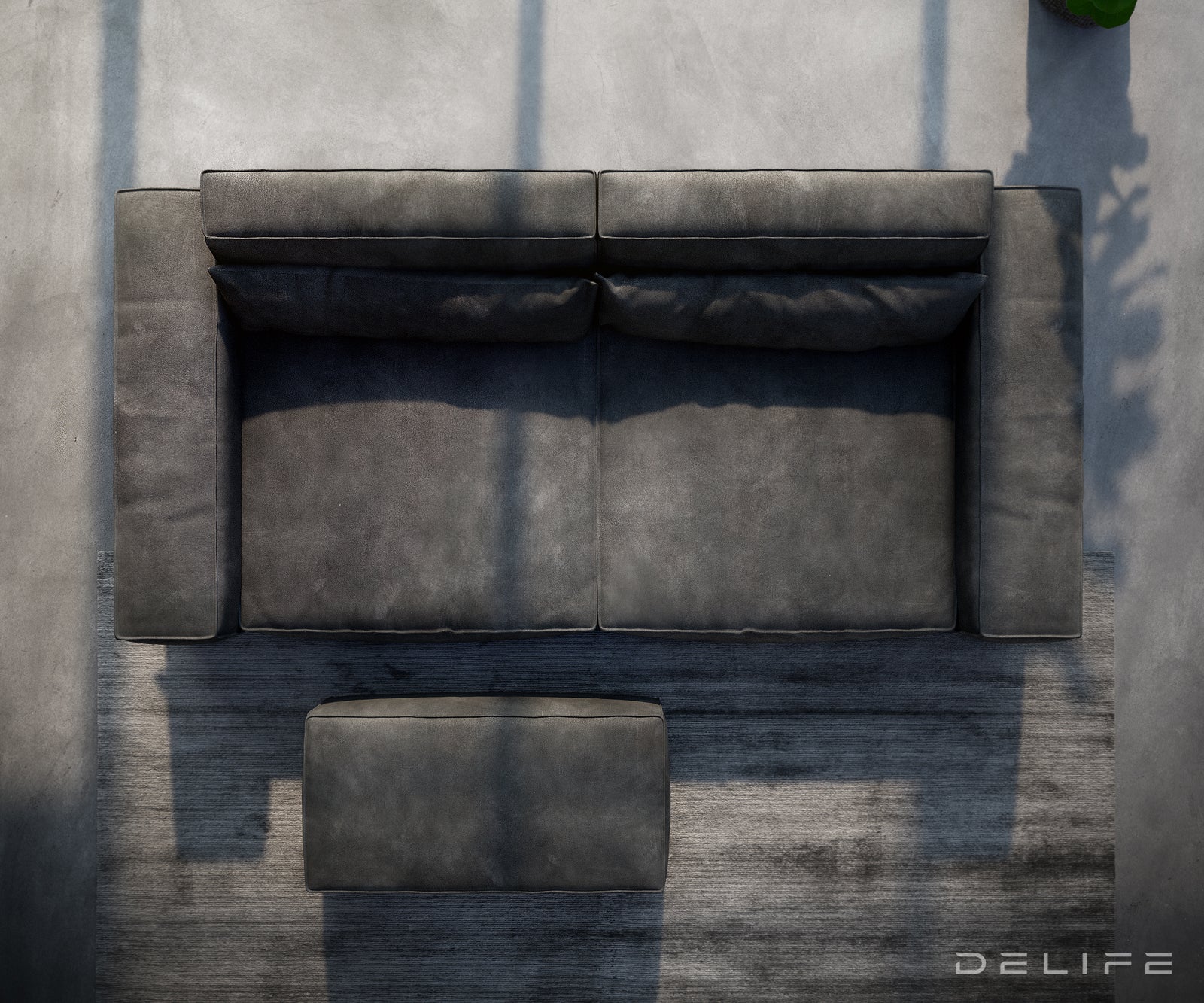 Kavč Sirpio XL 266x125cm, Material: Umetno usnje