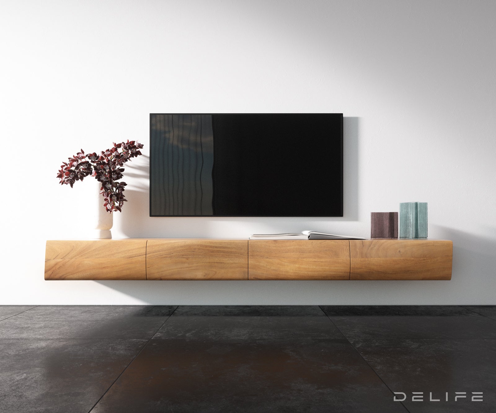 Nova komoda Live Edge, material: akacija