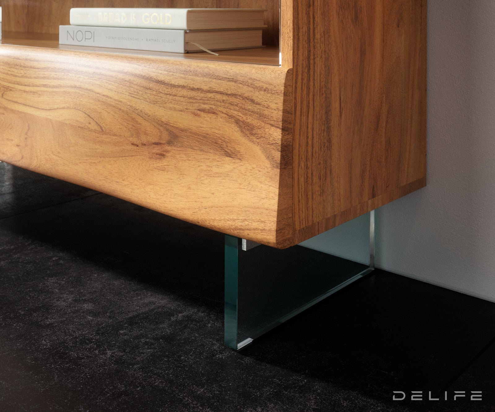 Polica Live-Edge 115x150cm, Material: Akacija