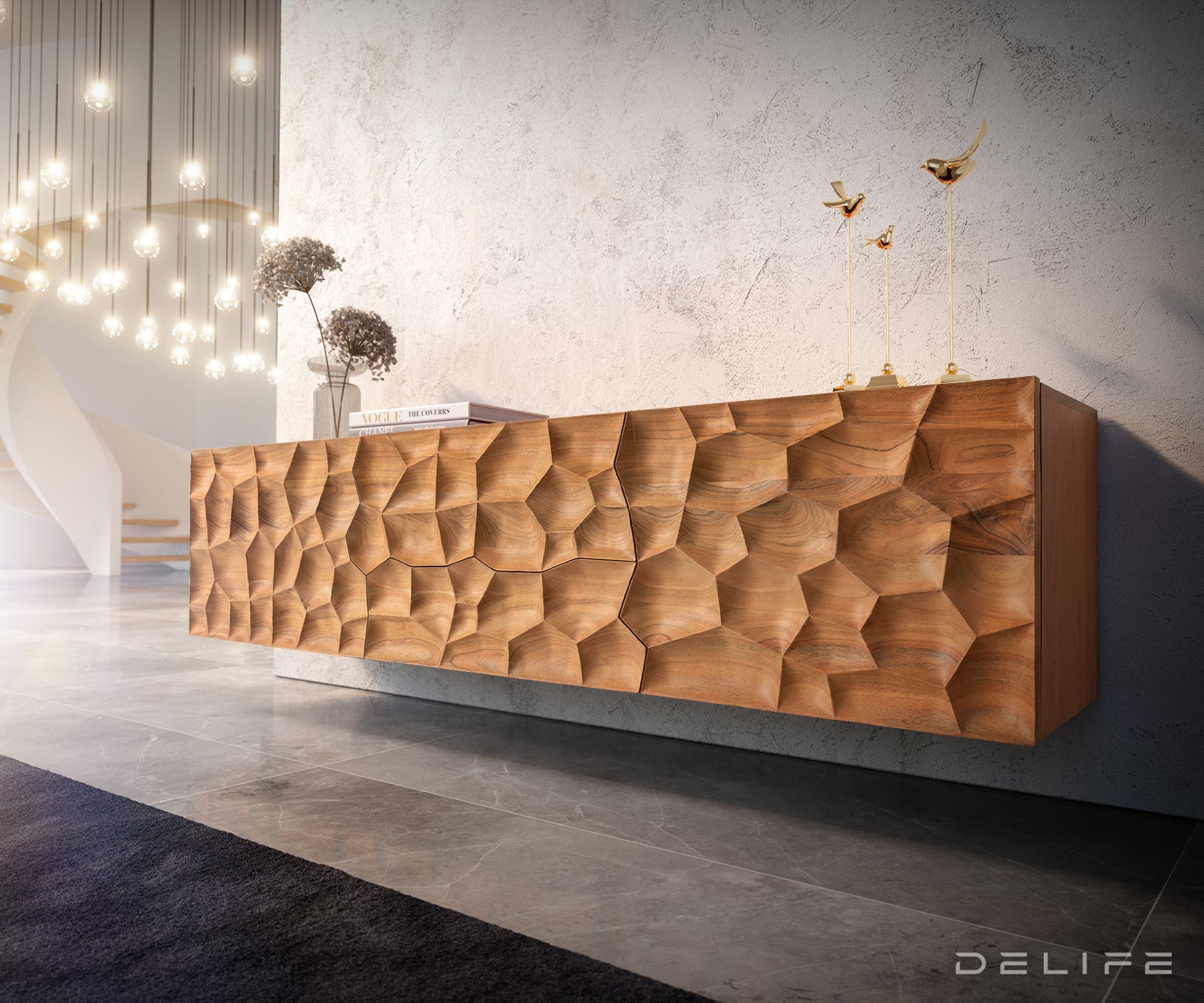 Komoda Solu, Material: Akacija