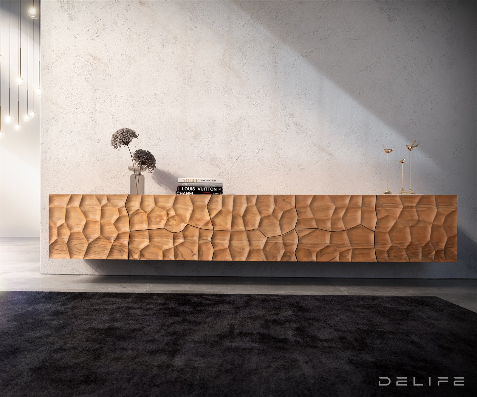 Komoda Solu, Material: Akacija