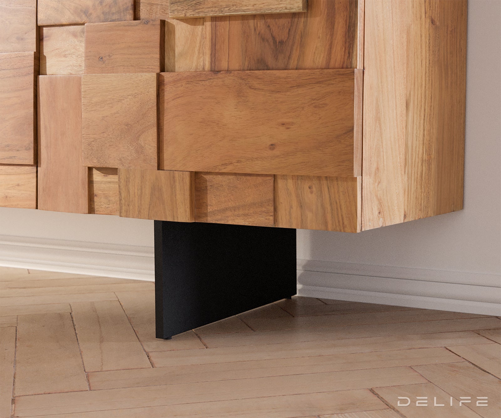 Sestavljanka TV omarica 175x35cm, Material: Akacija