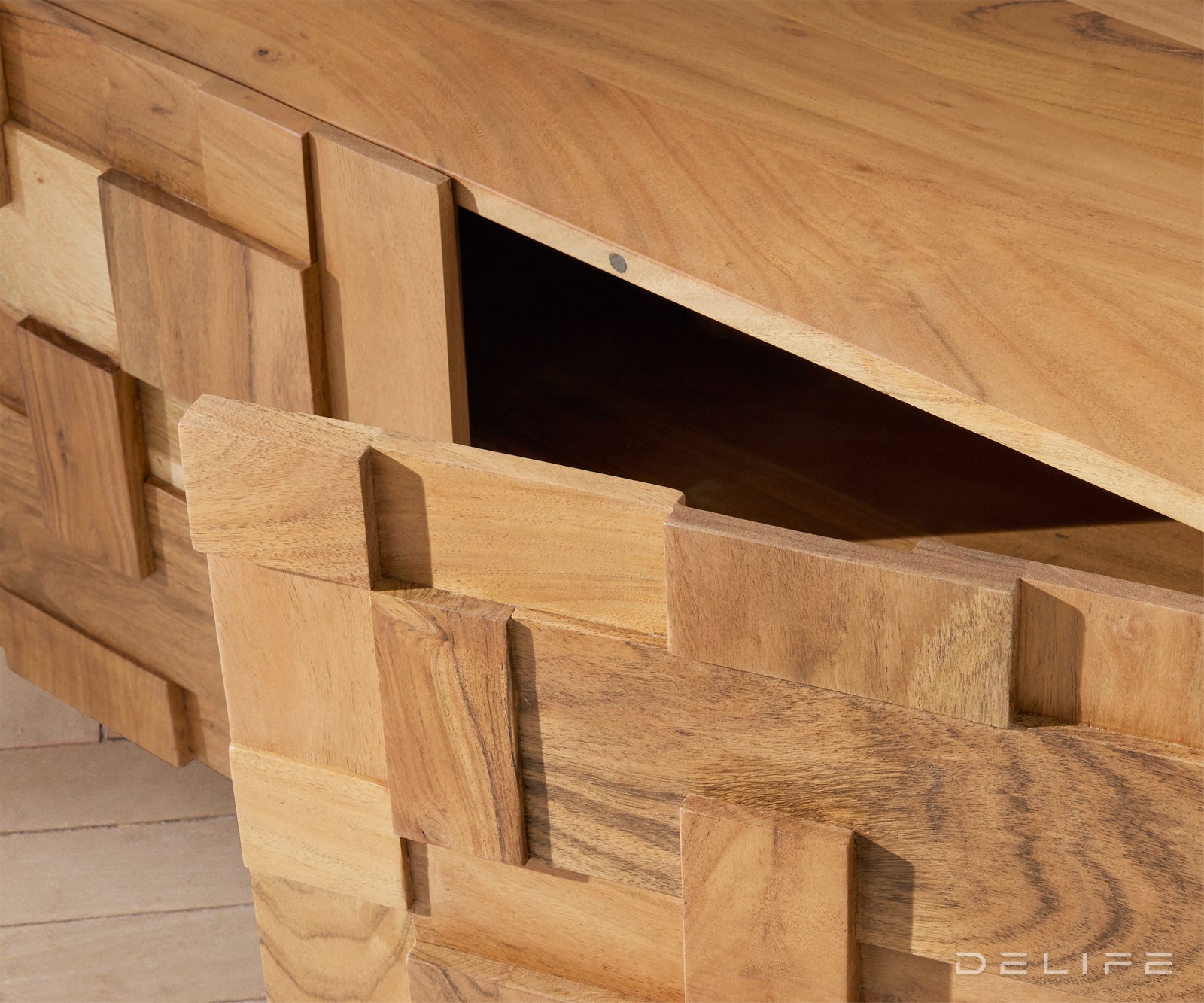 Sestavljanka TV omarica 175x35cm, Material: Akacija