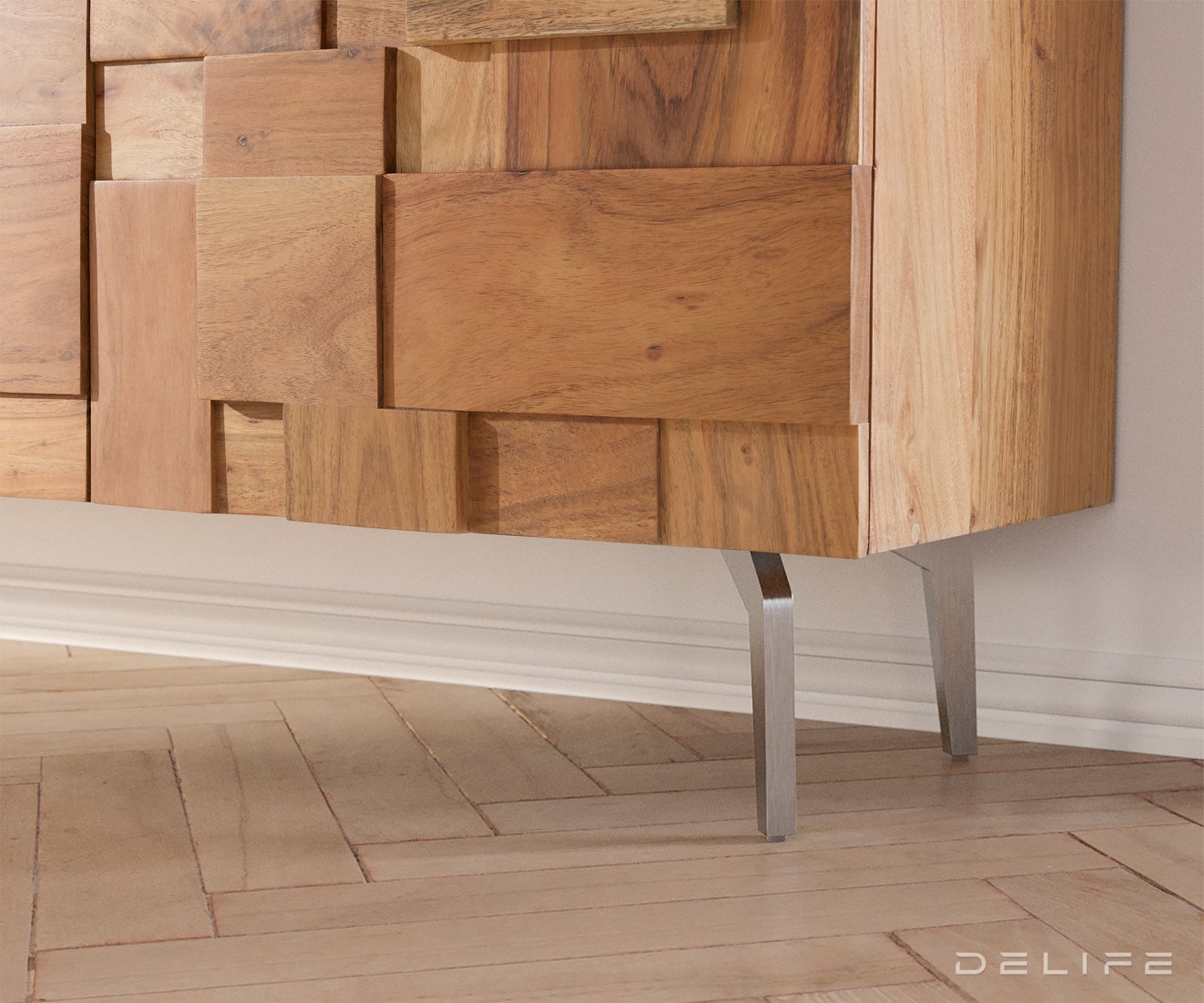 Sestavljanka TV omarica 175x35cm, Material: Akacija