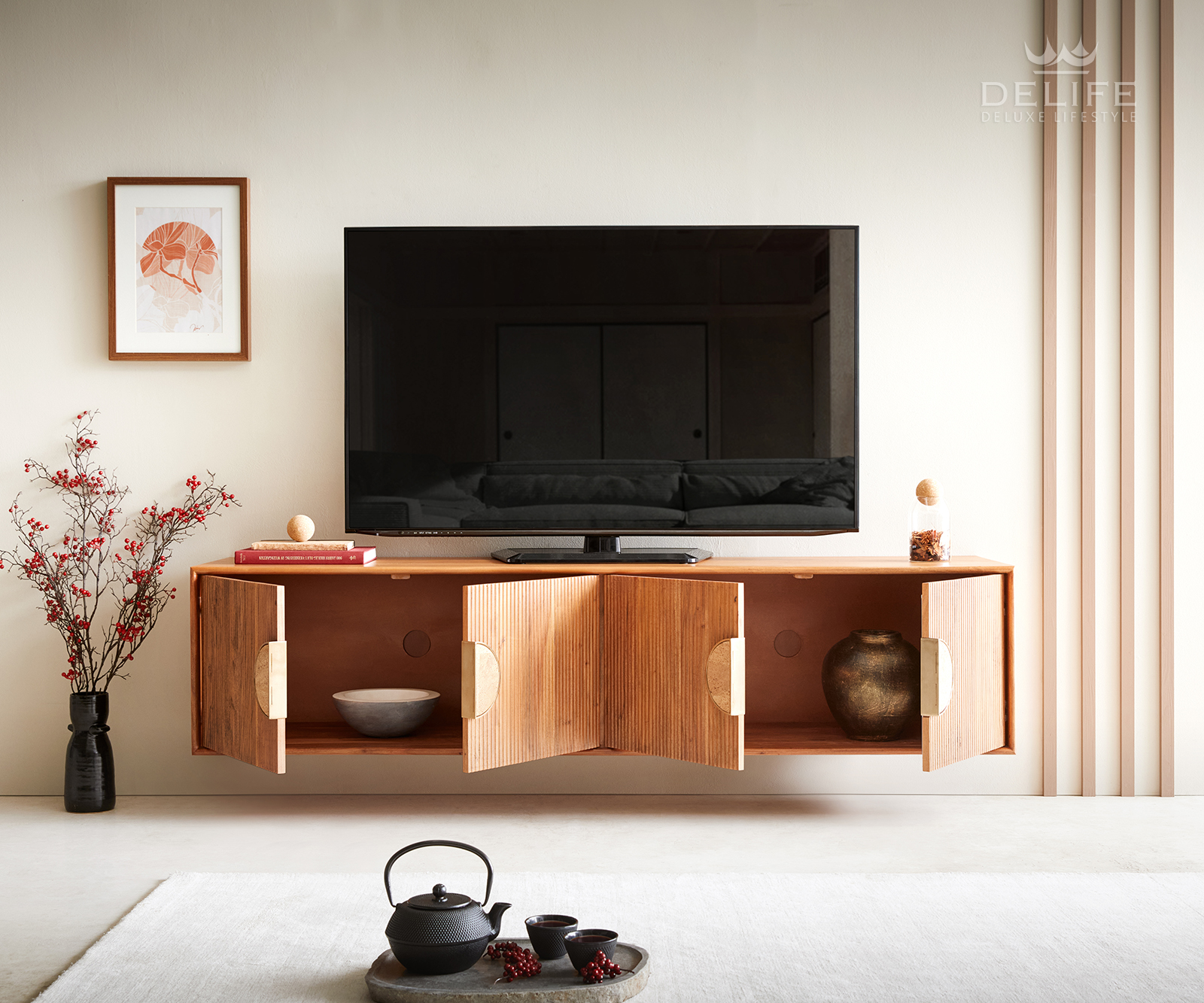 Predalnik Surimu, Material: Akacija