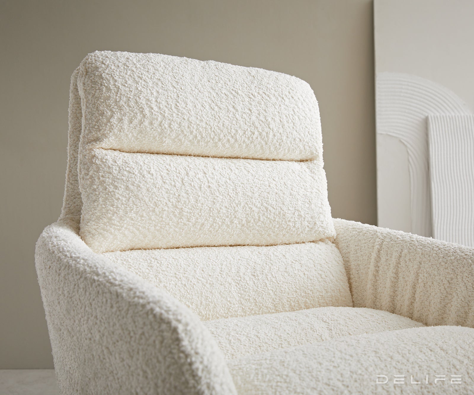 Jedilni stol Abelia z nasloni za roke, Material: Bukle