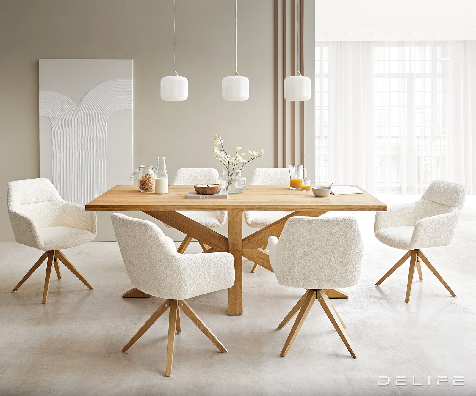 Jedilni stol Pejo, Material: Bukle