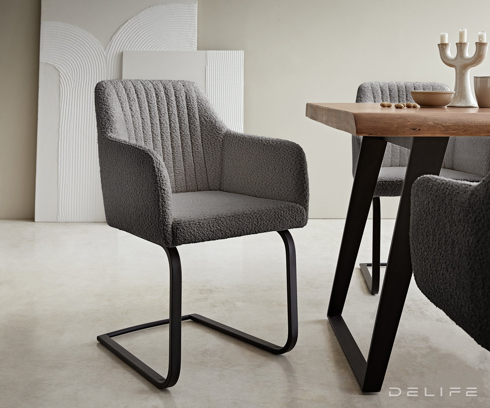 Jedilni stol Greg, Material: Bukle