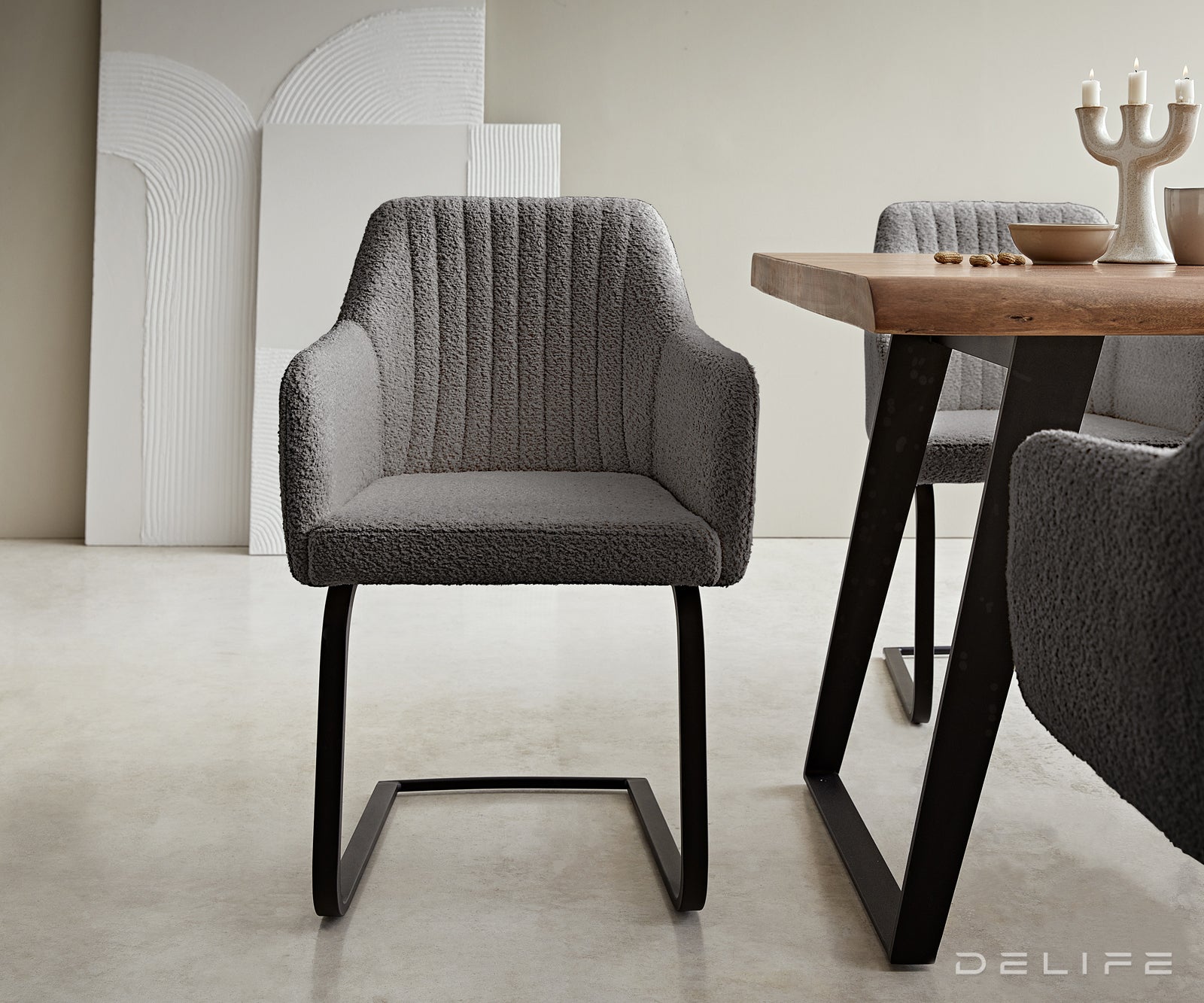 Jedilni stol Greg, Material: Bukle