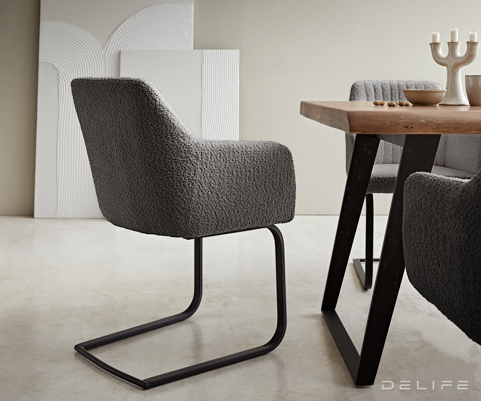 Jedilni stol Greg, Material: Bukle