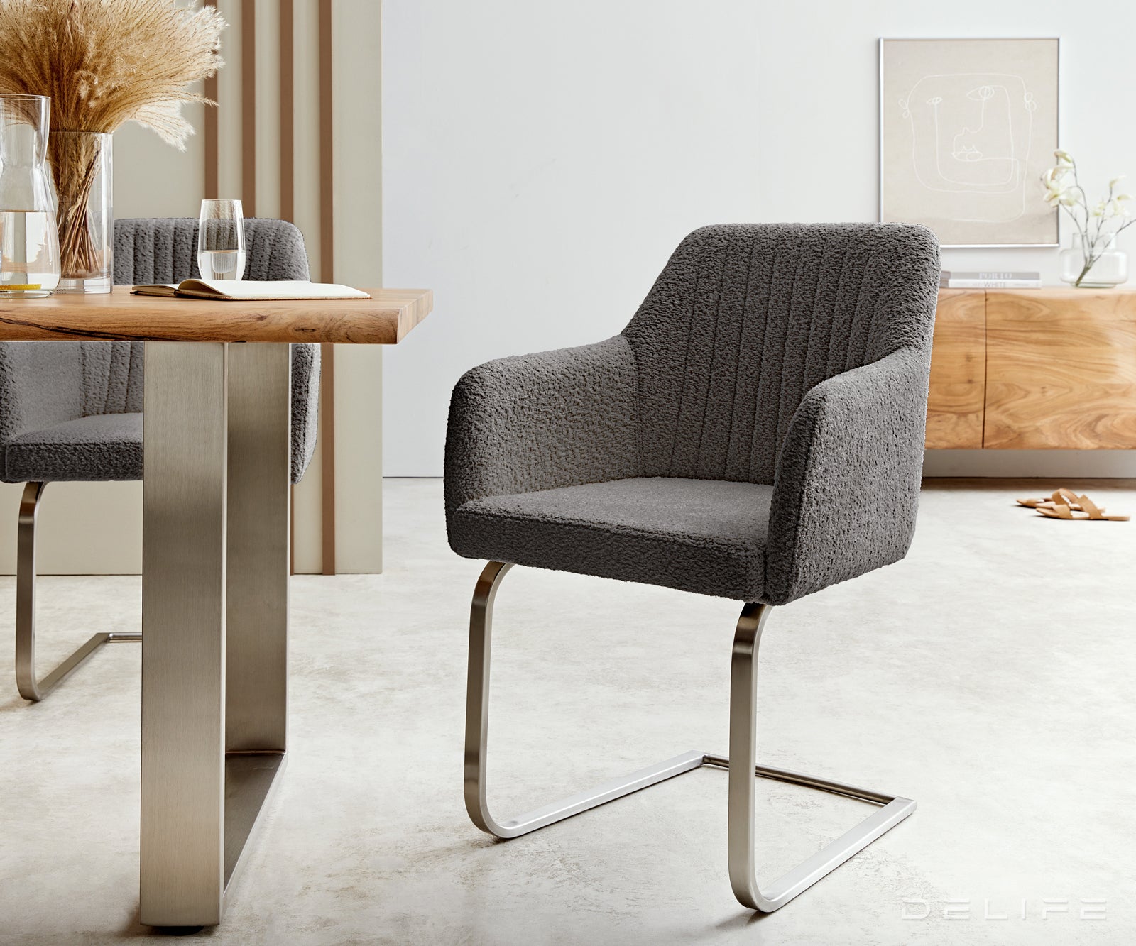 Jedilni stol Greg, Material: Bukle