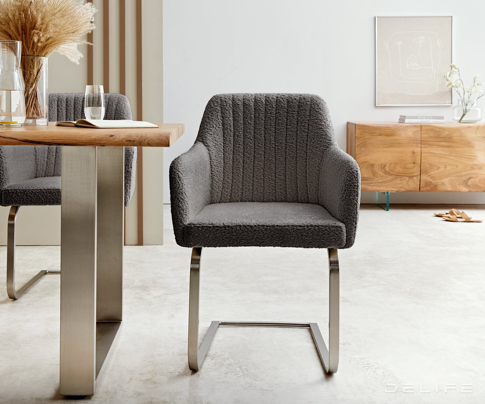 Jedilni stol Greg, Material: Bukle