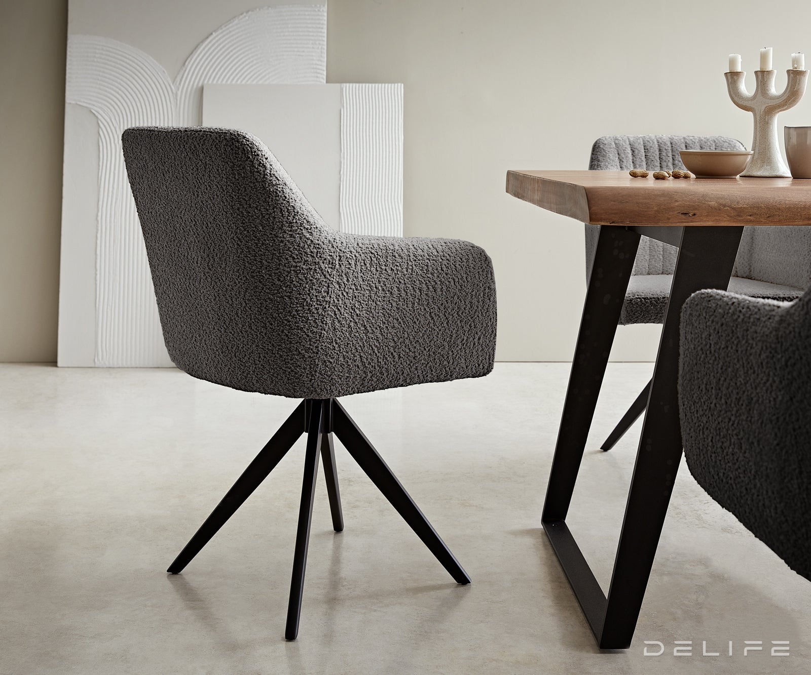 Jedilni stol Greg, Material: Bukle