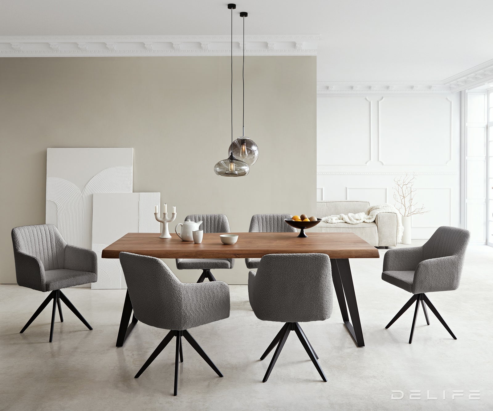 Jedilni stol Greg, Material: Bukle