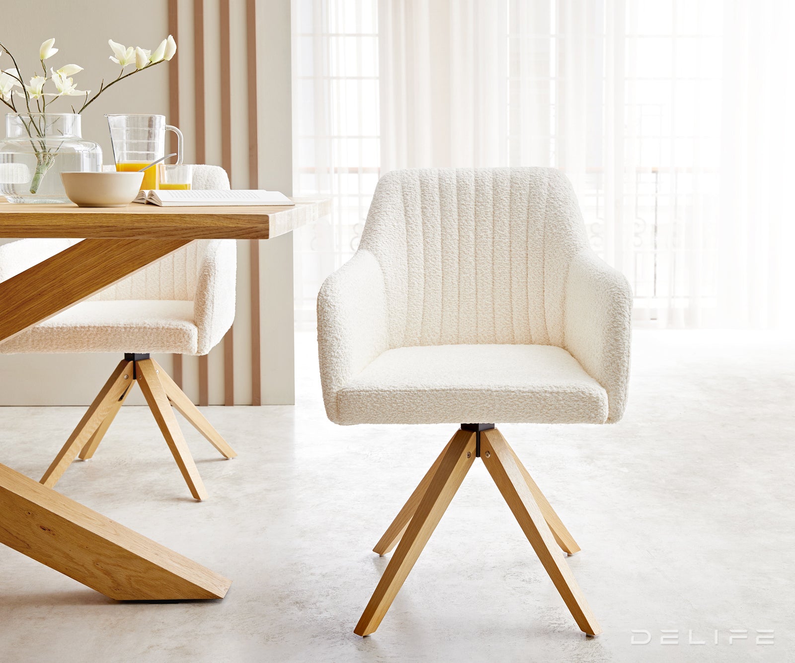 Jedilni stol Greg, Material: Bukle